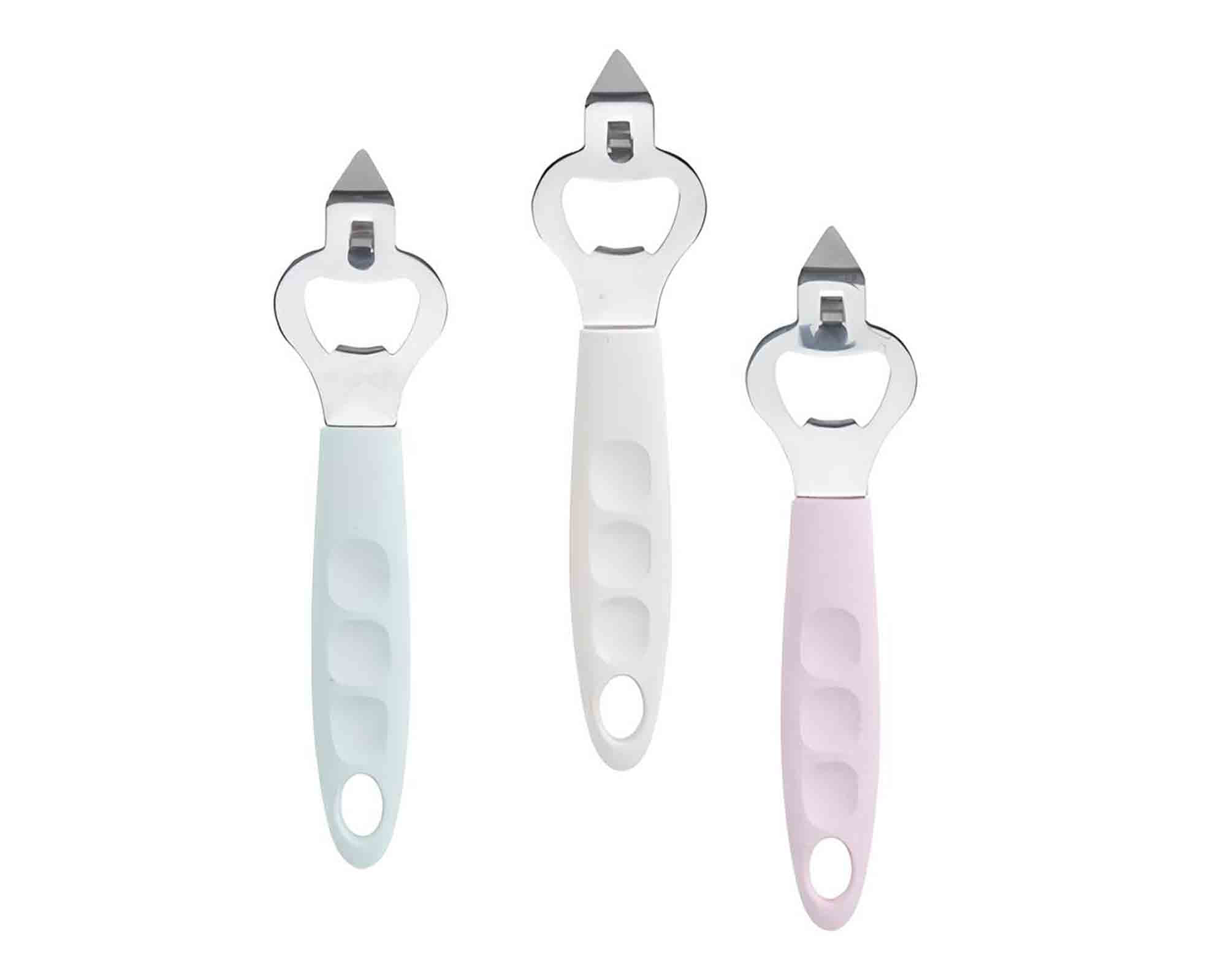 Apribottiglie Assortito 18x4cm in Plastica e Acciaio Inox