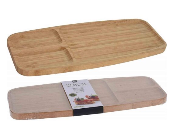 Vassoio Semplice e Pratico 39x16x2cm in Bamboo