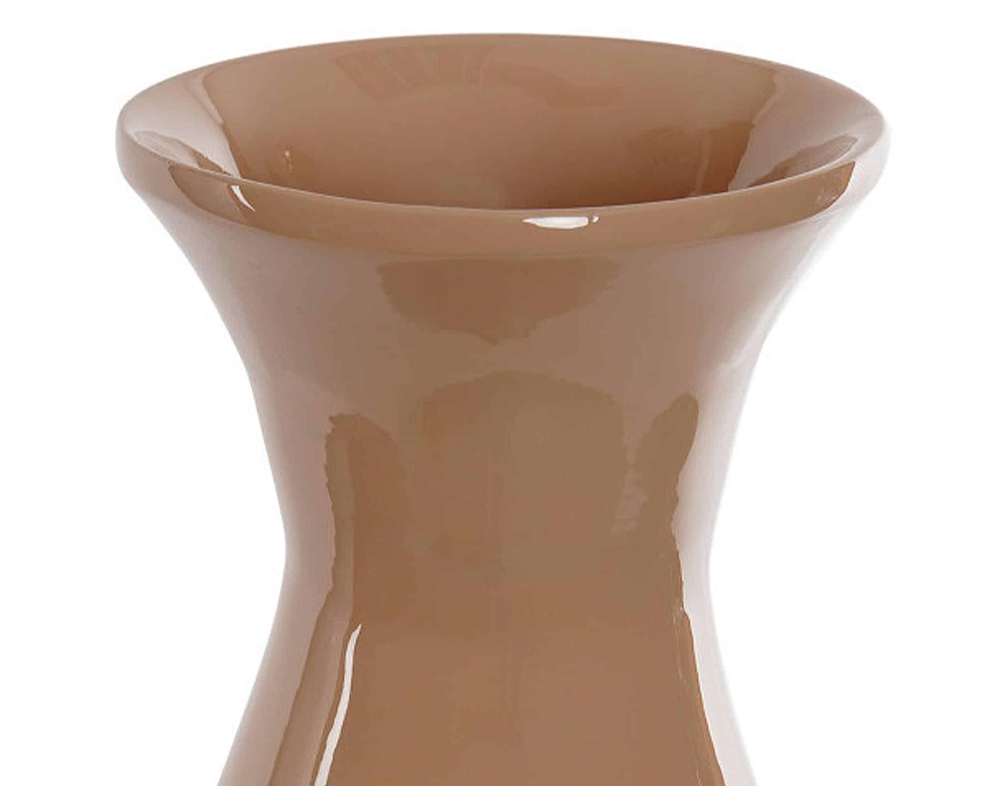 Vaso Laccato Corallo Naturale e Resistente D24x70h in Bambù - immagine 3