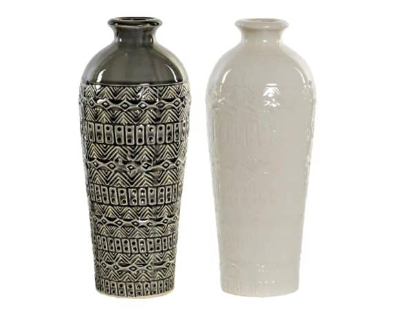 Vaso Assortito Elegante e Moderno D14x36h in Porcellana