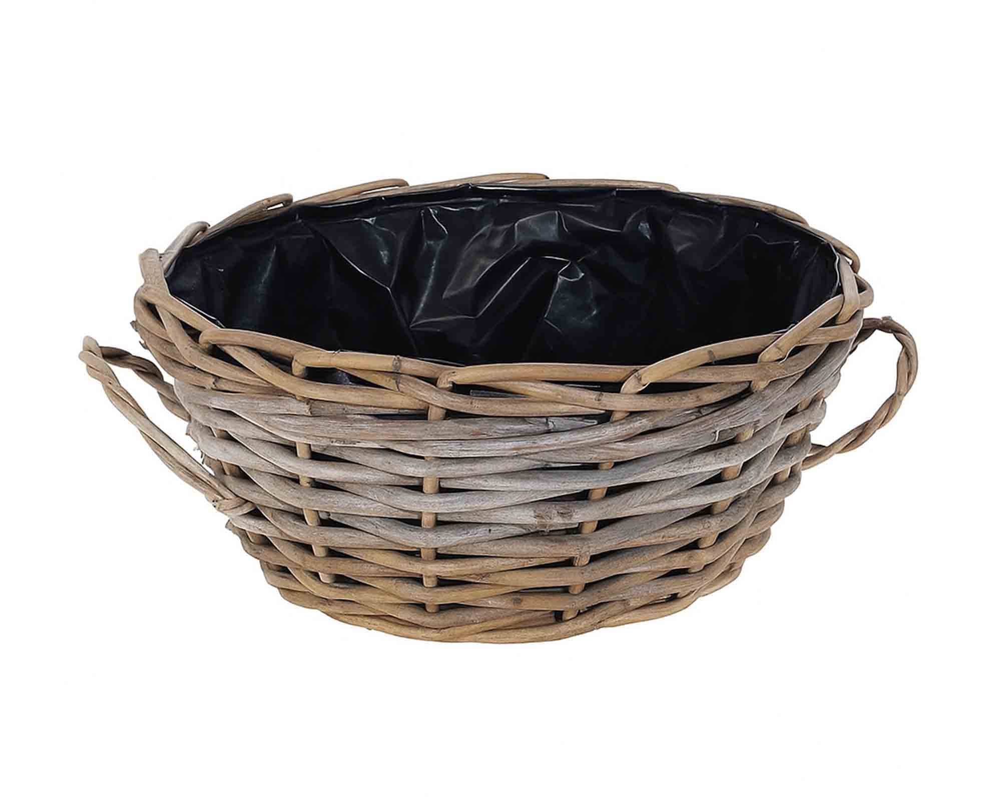 Cesta Tonda Kubu Medium D30,5x15cm in Fibra Naturale