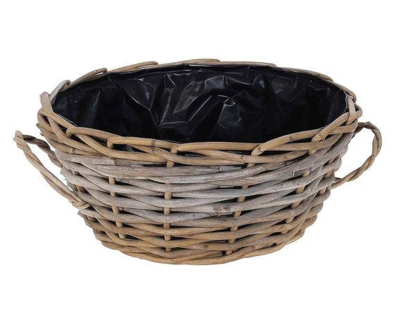 Cesta Tonda Kubu Large D40x18,5cm in Fibra Naturale