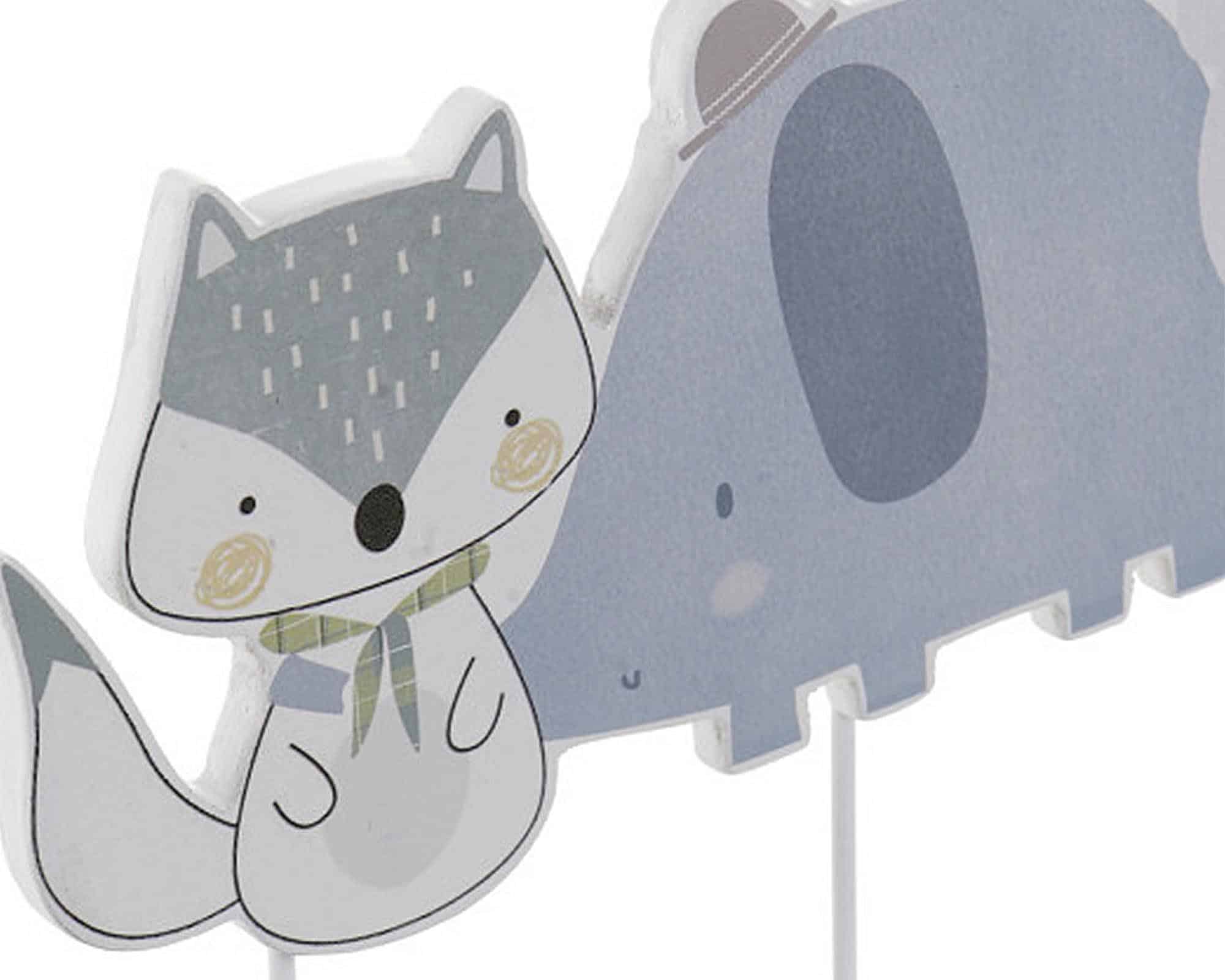 Appendino da Parete con Animali in MDF - immagine 3