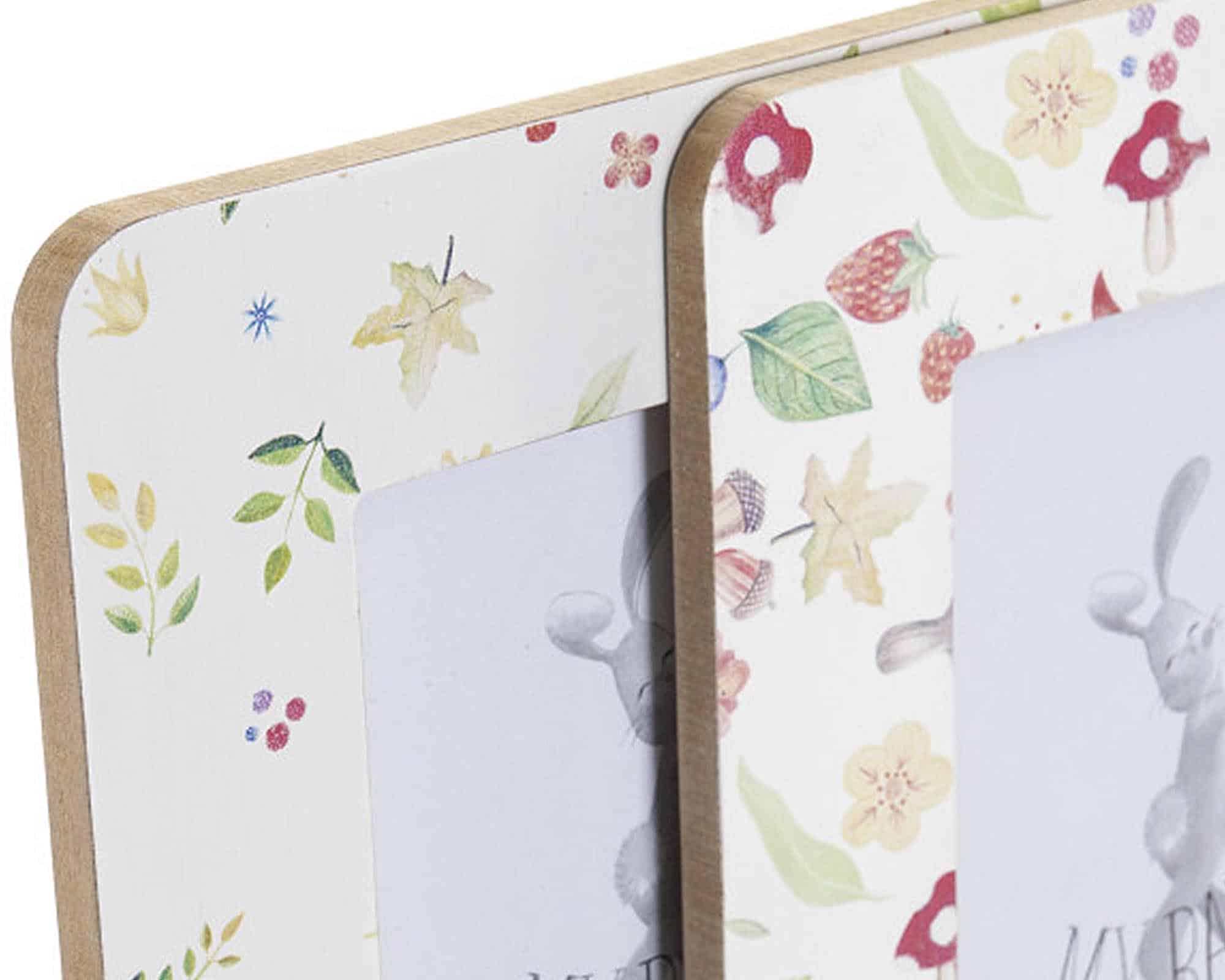 Cornice per Foto Oro 17x1x22cm in Cristallo e MDF - immagine 2