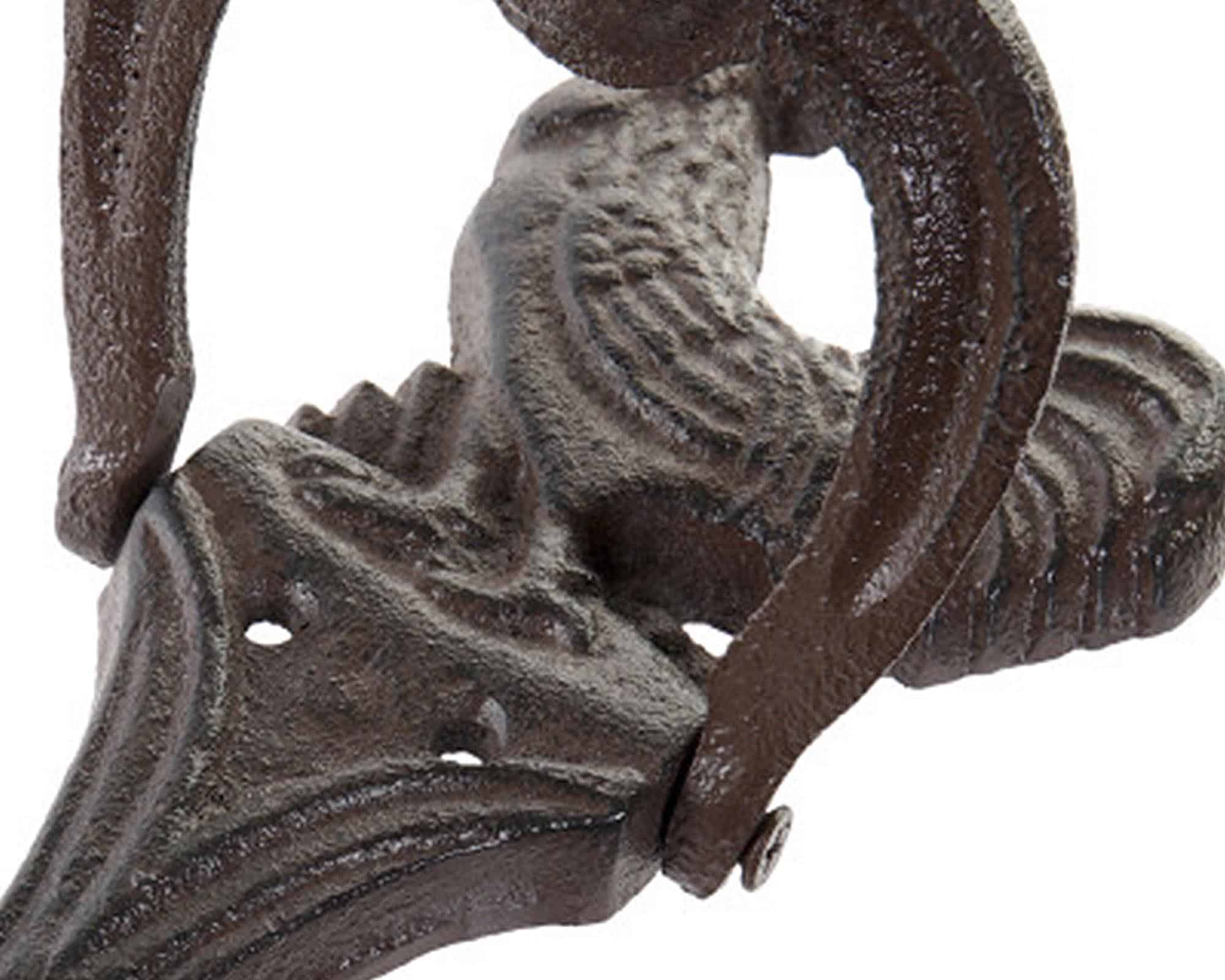 Maniglia per Porta a Forma di Gallo 9x3x19cm in Ghisa - immagine 2