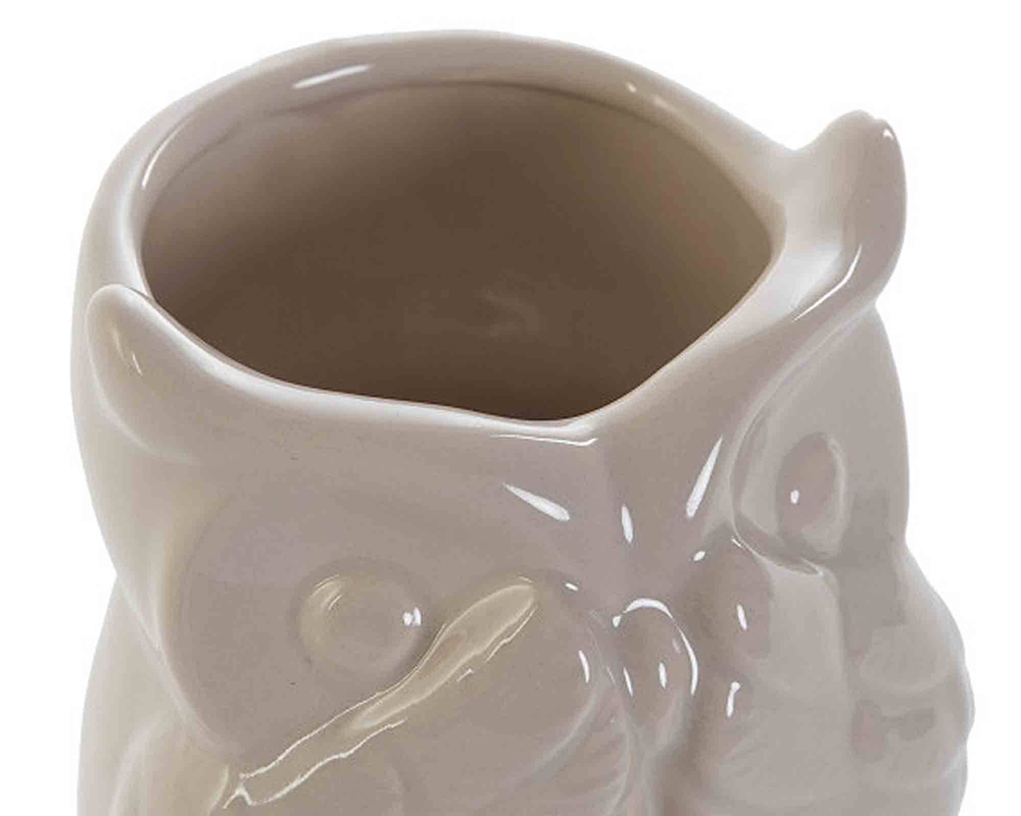 Cachepot a forma di Gufo Assortiti 9x8,5x12cm in Porcellana - immagine 3