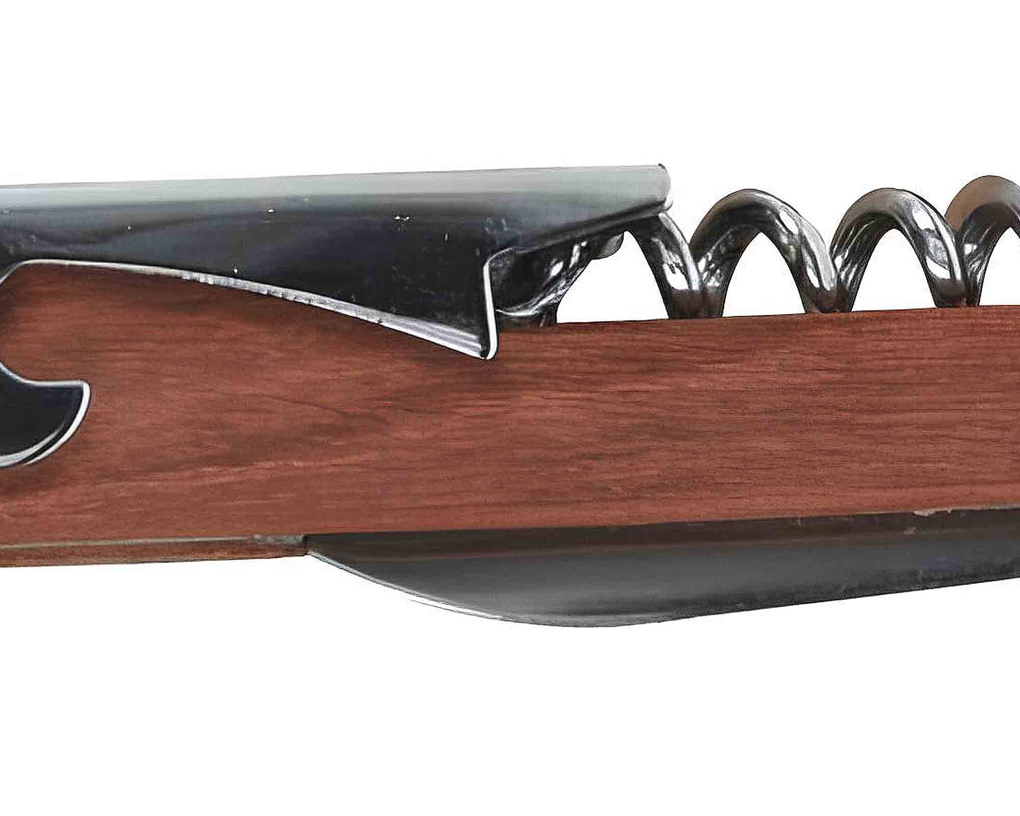 Cavatappi da Cameriere in Acciaio Inox e Legno - immagine 4