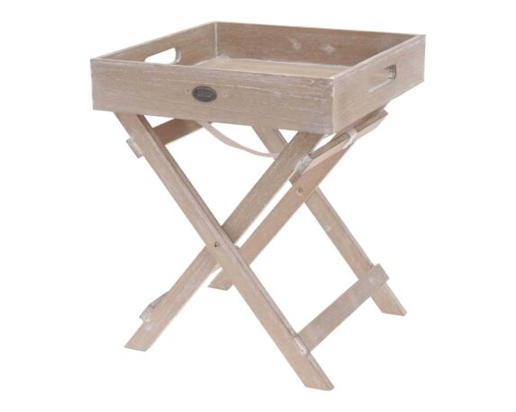 Vassoio con Supporto Naturale in Legno