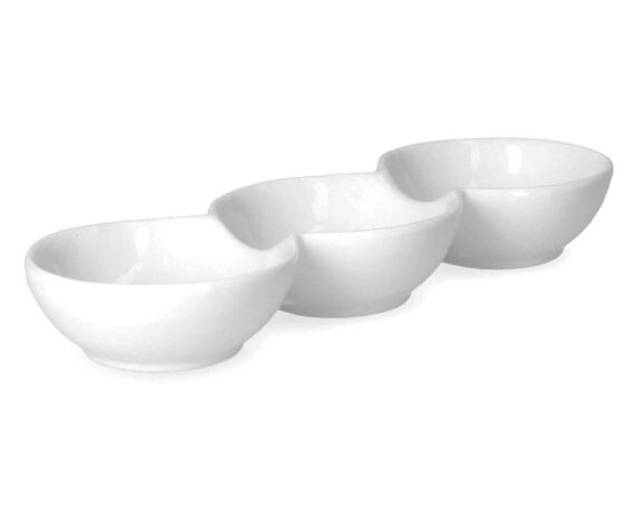 Aperitivo Elegante e Patrico 24x8x3cm in Porcellana