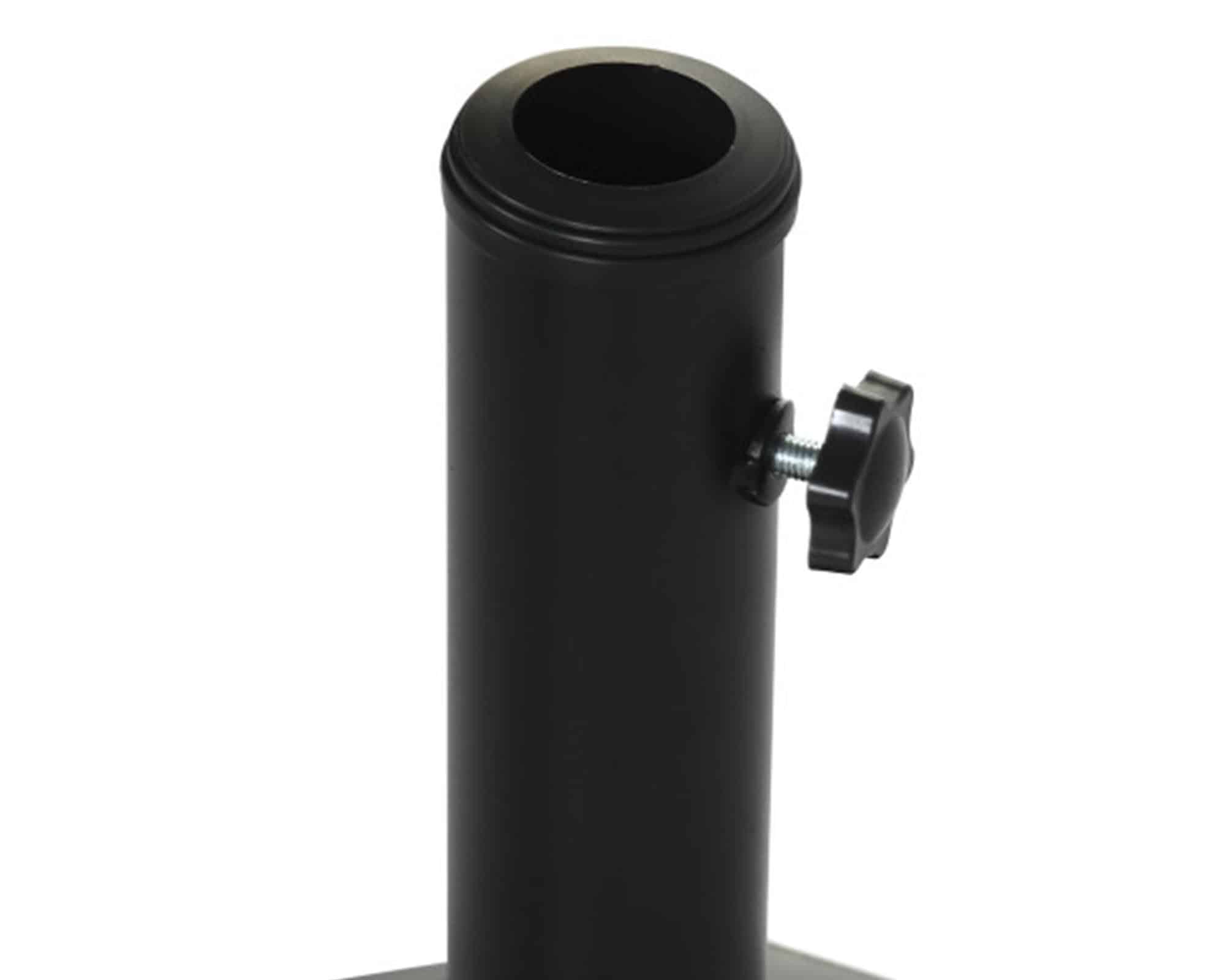 Base per Ombrellone Piastra Quadrato 48x48x39,5h da 25kg in Acciaio Inox - immagine 3