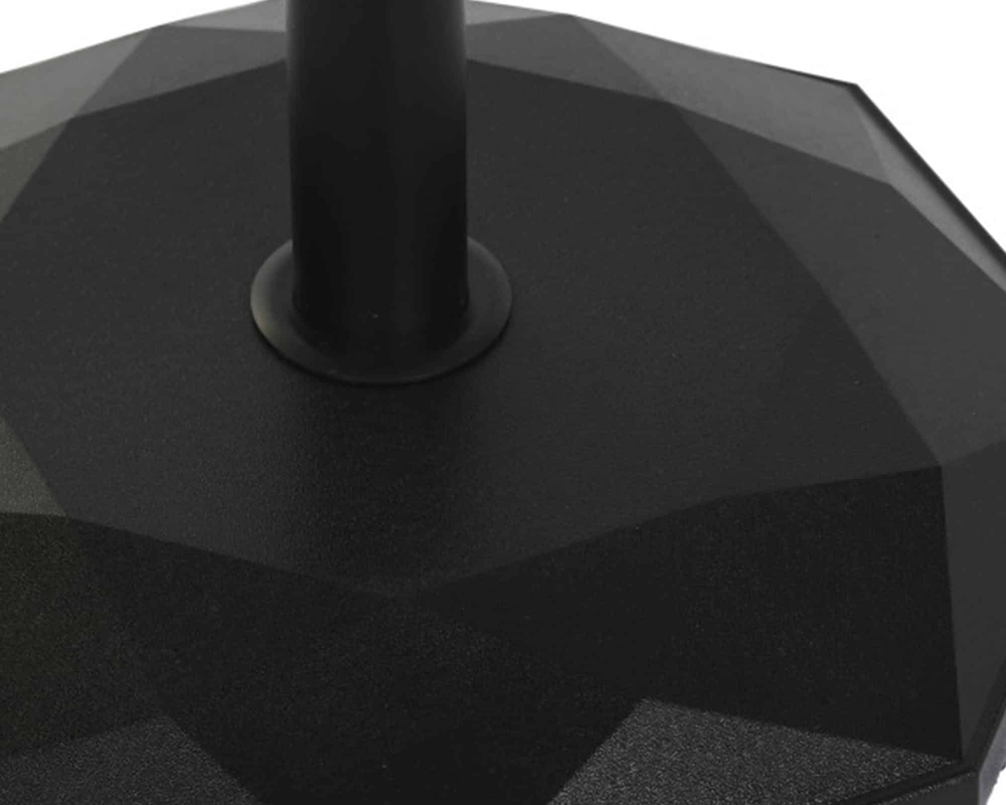 Base per Ombrellone Piastra Quadrato 48x48x39,5h da 25kg in Acciaio Inox - immagine 2