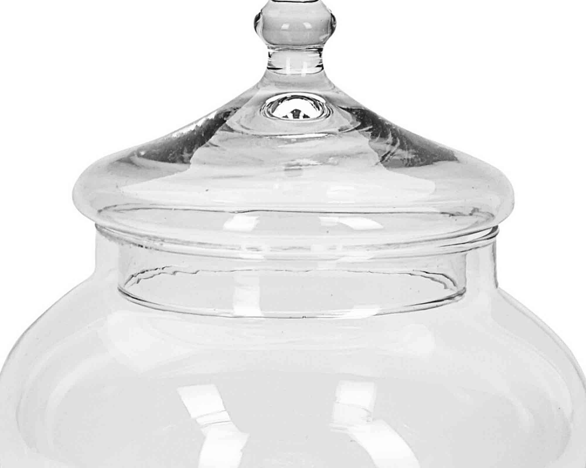 Barattolo Porta Biscotti D17x28cm in Vetro - immagine 3