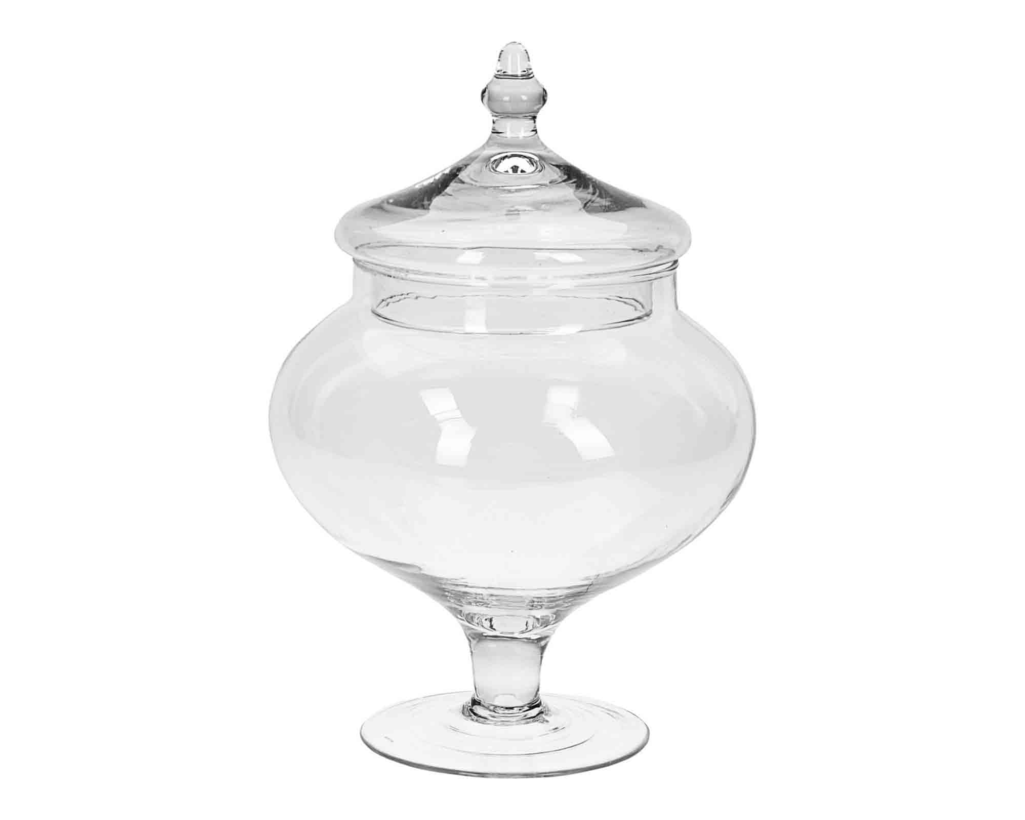 Barattolo Porta Biscotti D17x28cm in Vetro