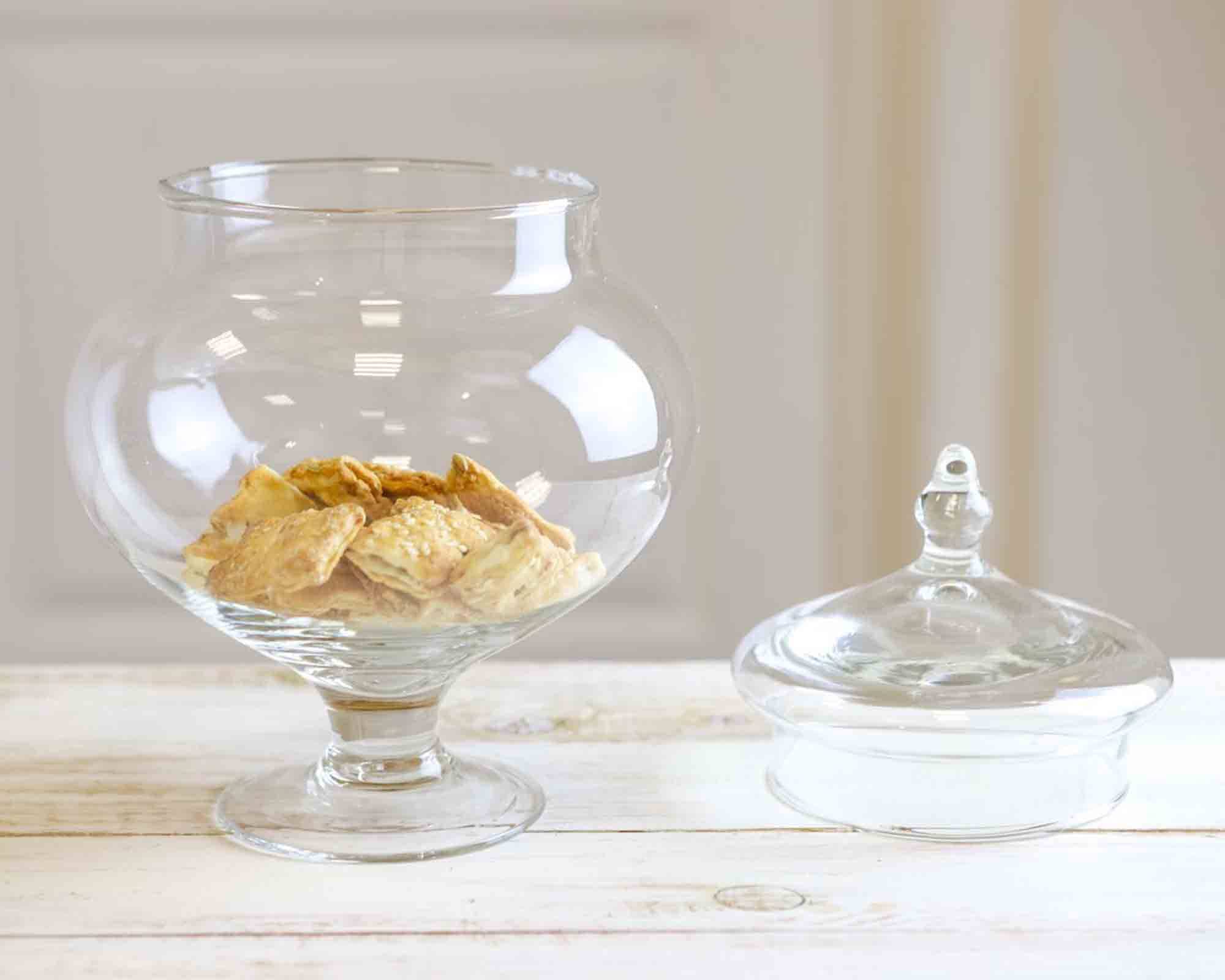 Barattolo Porta Biscotti D17x28cm in Vetro - immagine 5