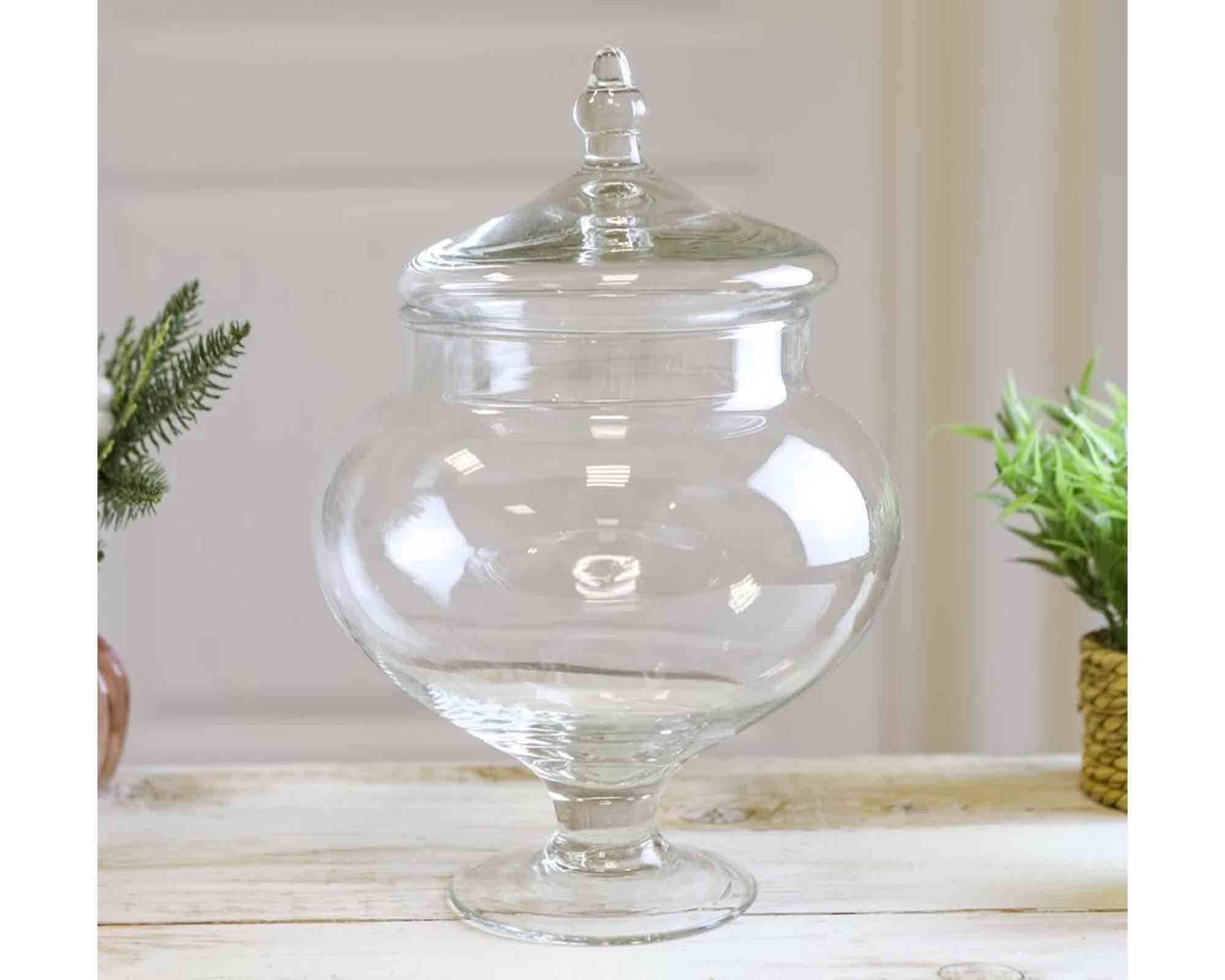 Barattolo Porta Biscotti D17x28cm in Vetro - immagine 4