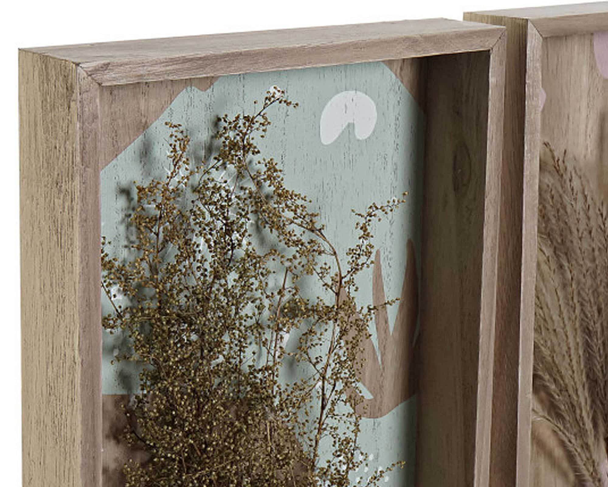 Decorazione da Parete con Vaso Assortito 20x4x38h in MDF - immagine 3