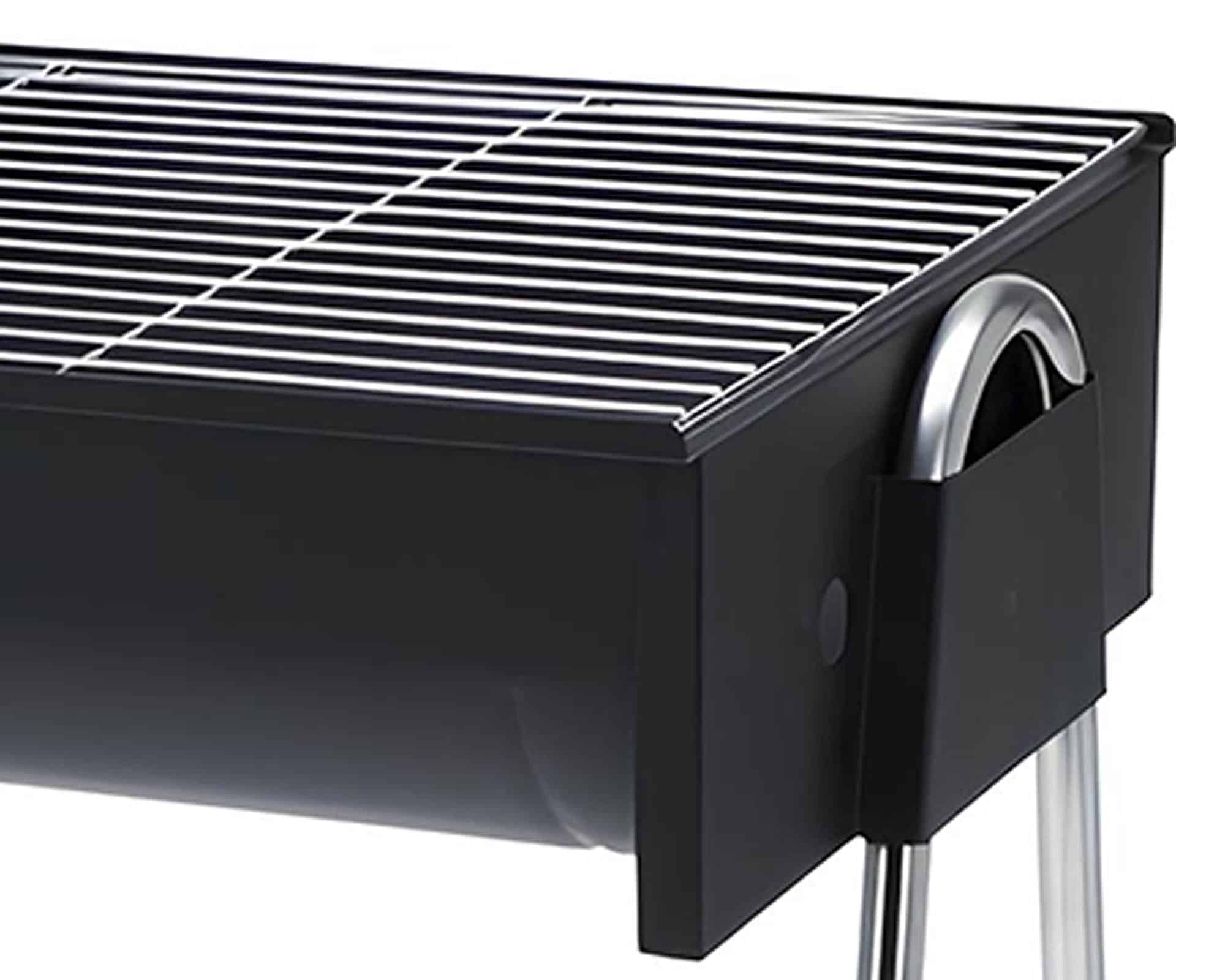 Barbecue da Giardino Portatile a Carbone in Acciaio - immagine 2