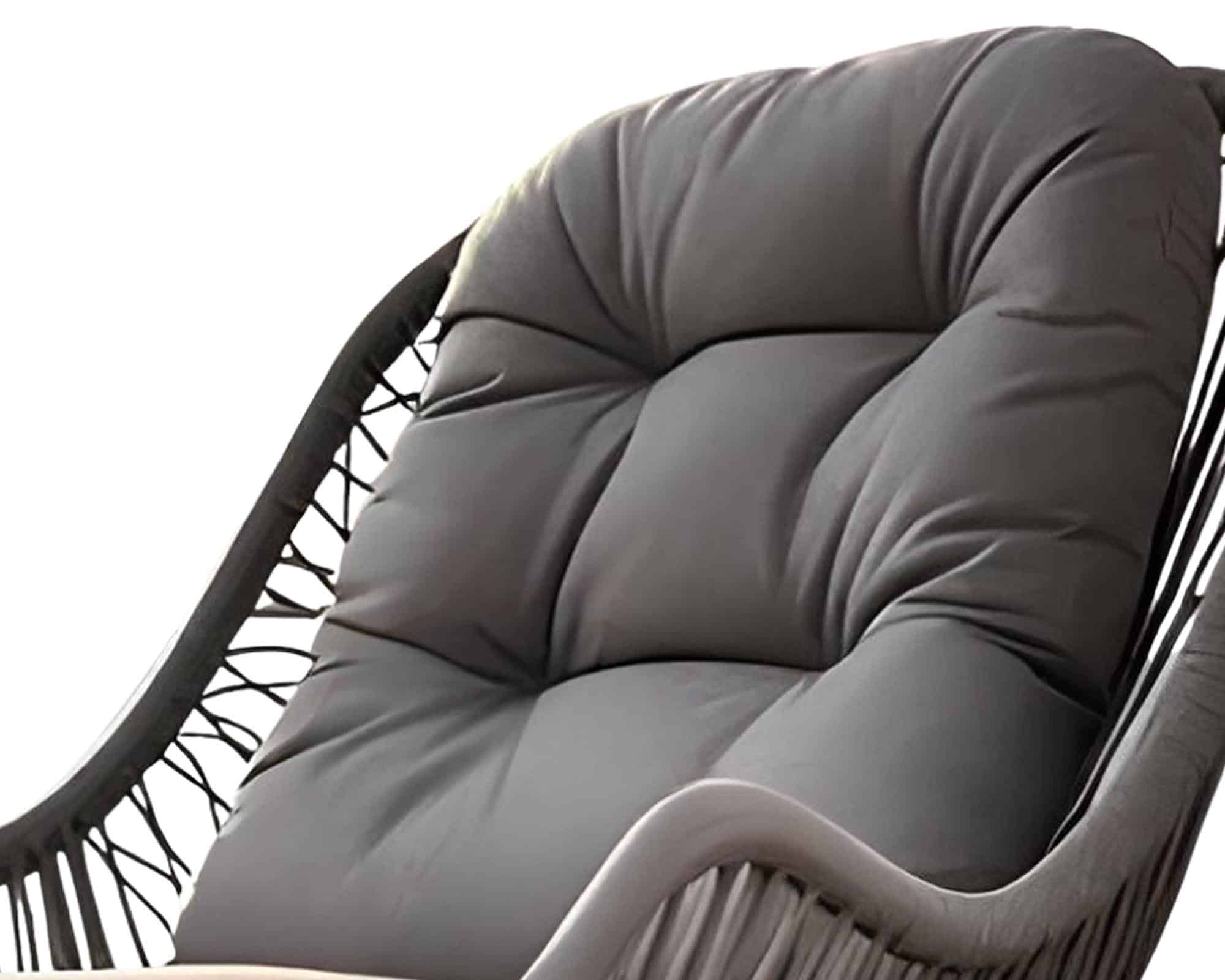 Poltrona Dondolo con Corda in Alluminio - immagine 2