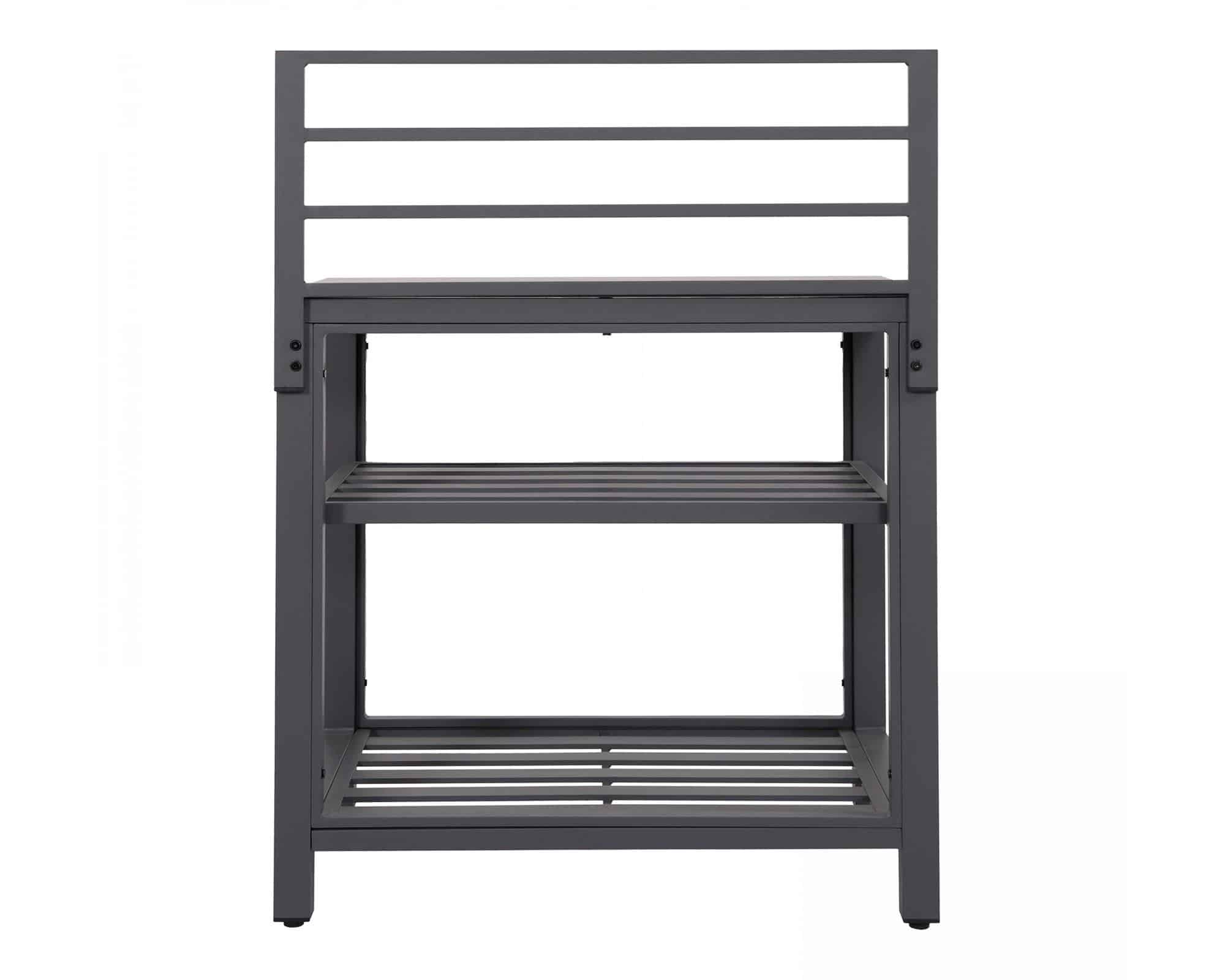 Mobile da Cucina Oklahoma 90x62x125cm Antracite in Alluminio - immagine 4