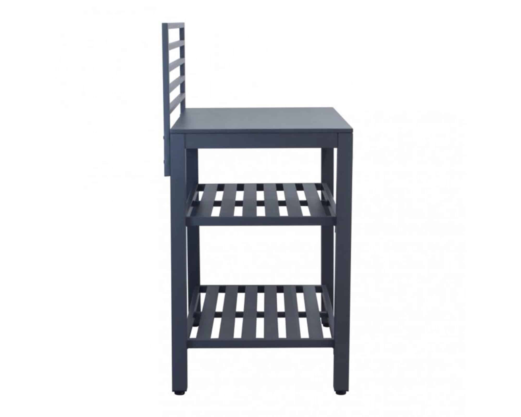 Mobile da Cucina Oklahoma 90x62x125cm Antracite in Alluminio - immagine 3