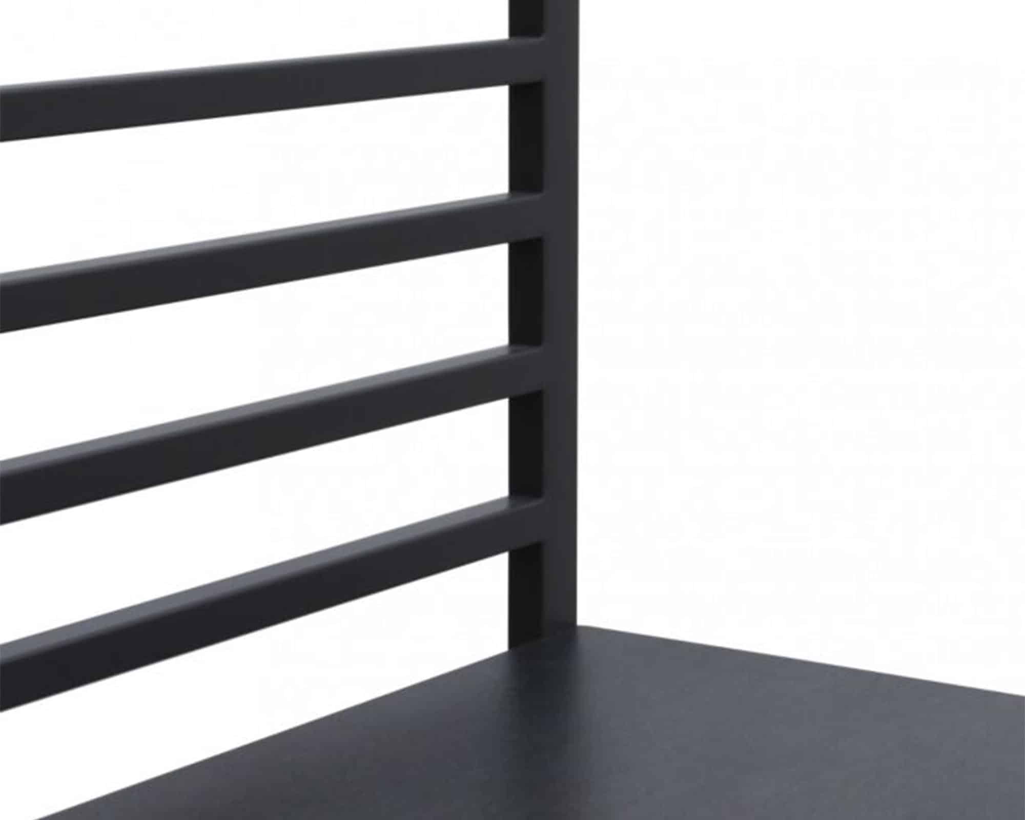 Mobile da Cucina Oklahoma 90x62x125cm Antracite in Alluminio - immagine 6