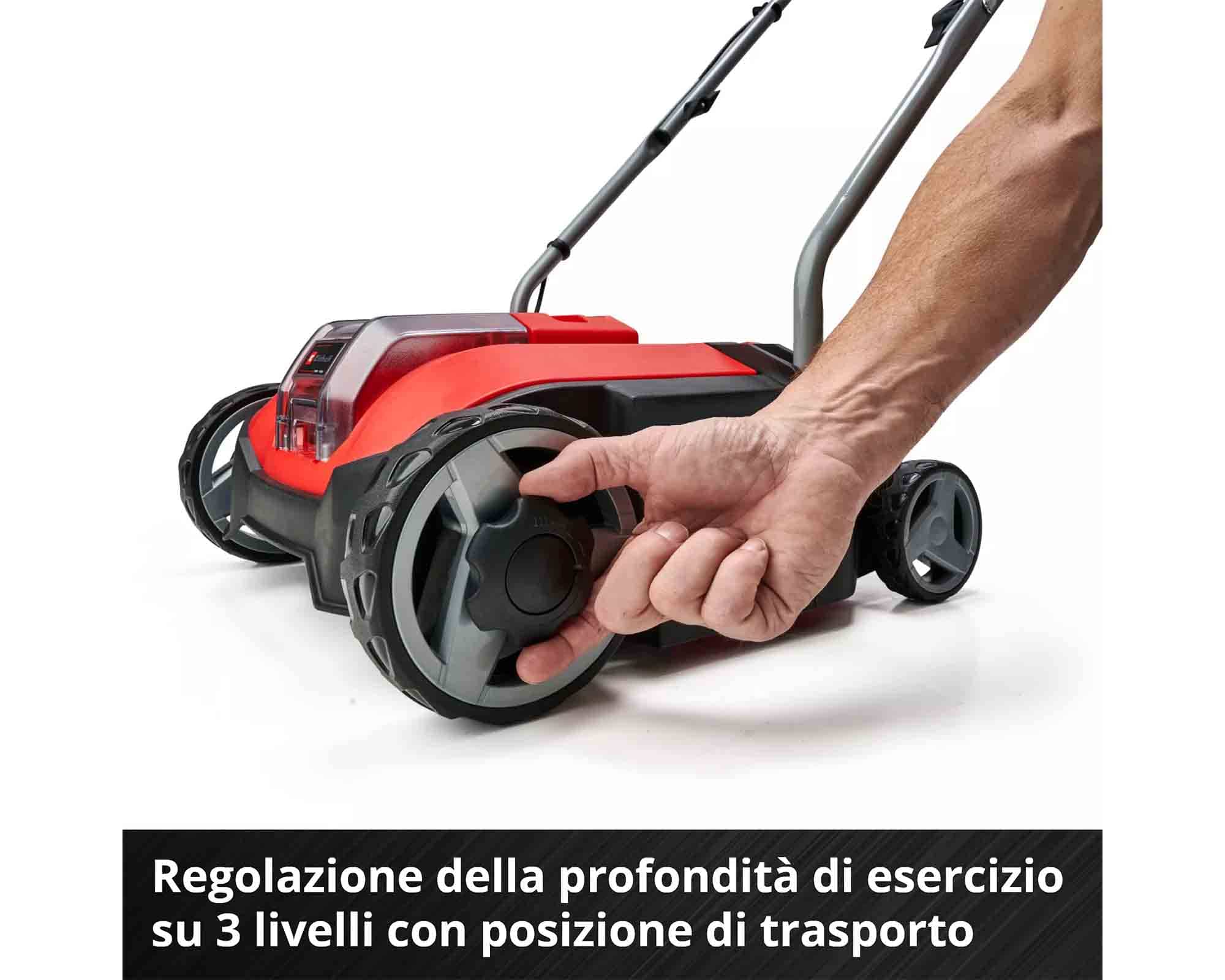Arieggiatore Scarificatore a Batteria 18 V Larghezza Lama 28cm GC-SC 18/28 - Einhel - immagine 5