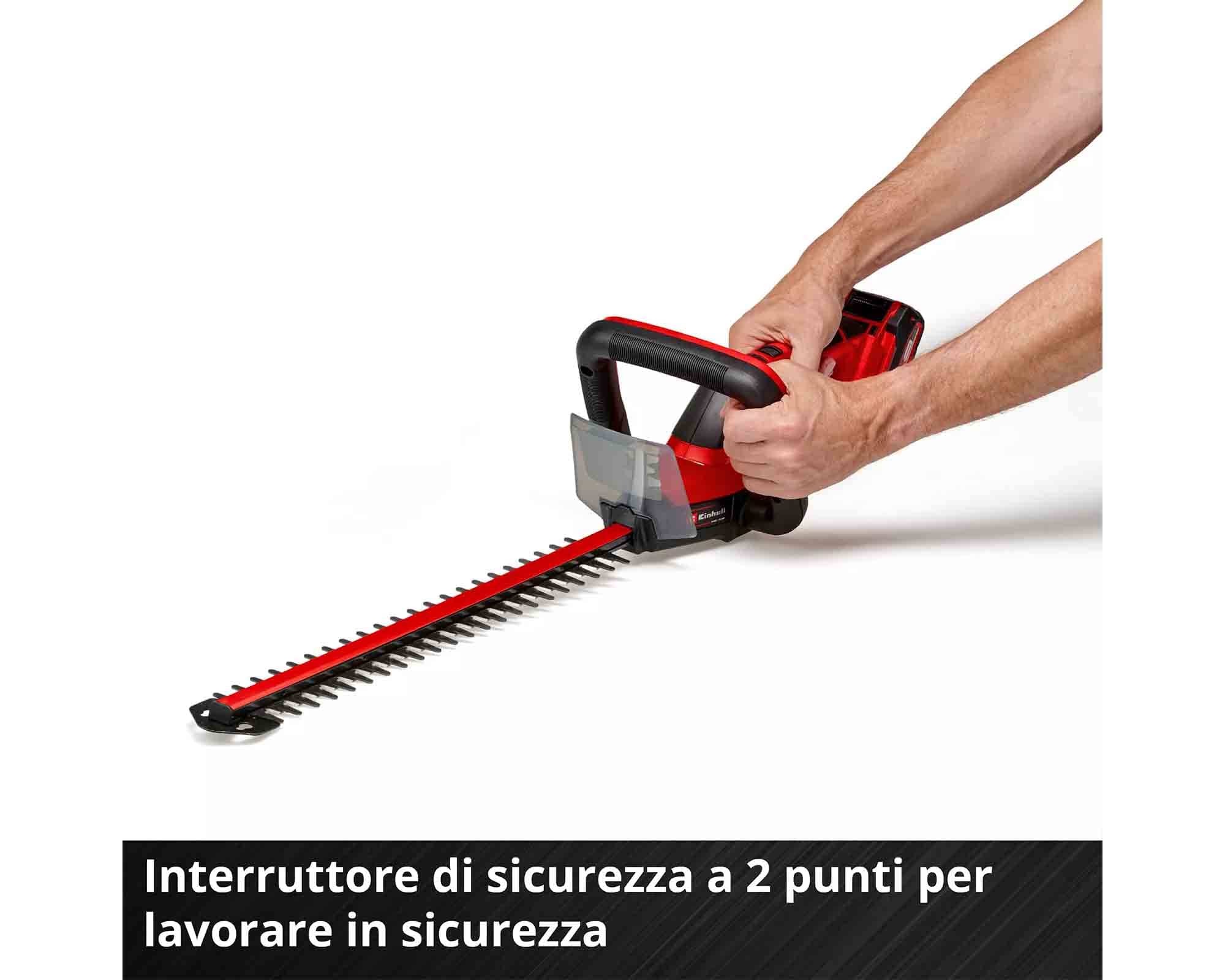 Tagliasiepi Senza Batteria 18 V Lunghezza di Taglio 51cm GC-CH 18/50 LI in- Einhel - immagine 6