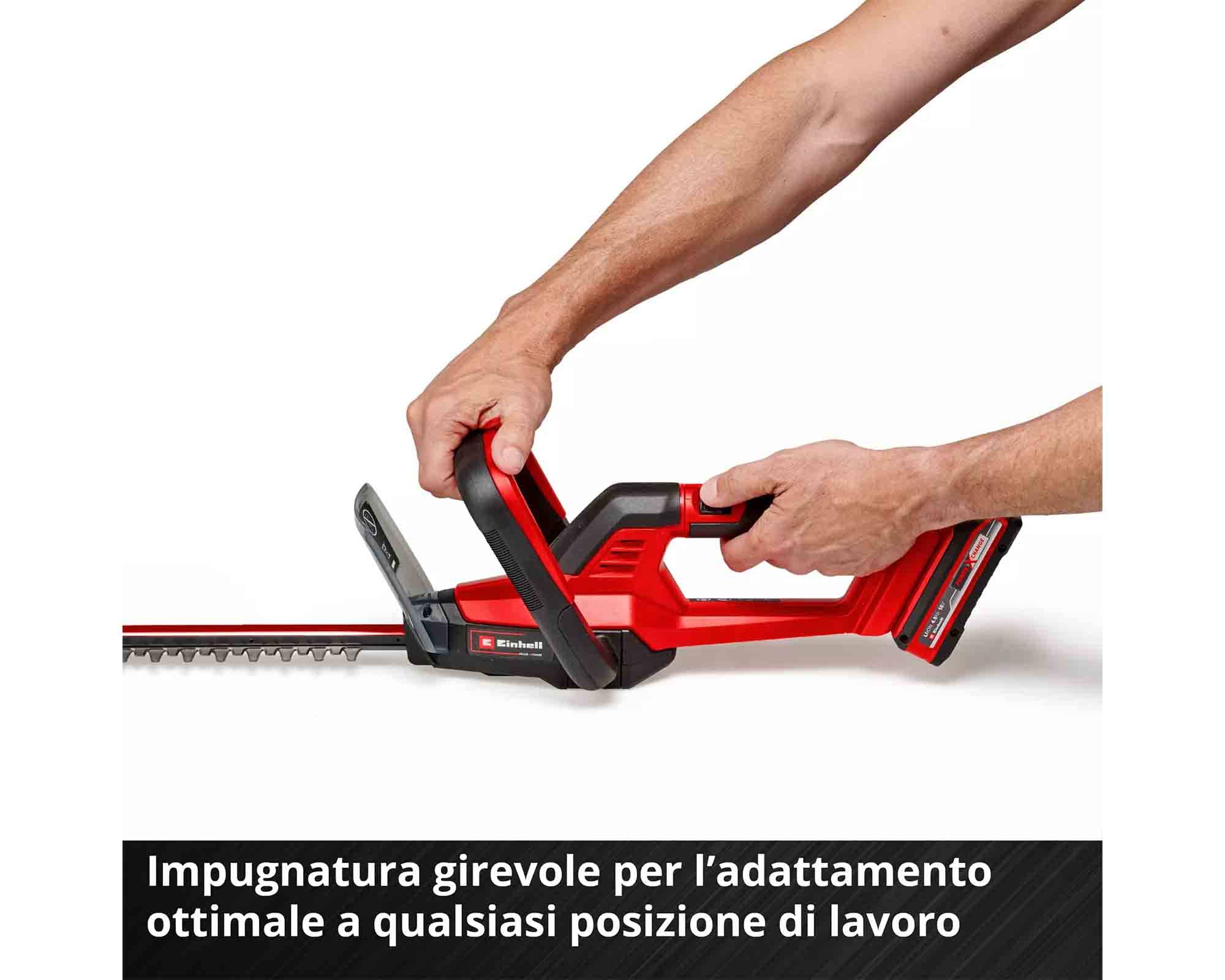 Tagliasiepi Senza Batteria 18 V Lunghezza di Taglio 51cm GC-CH 18/50 LI in- Einhel - immagine 4