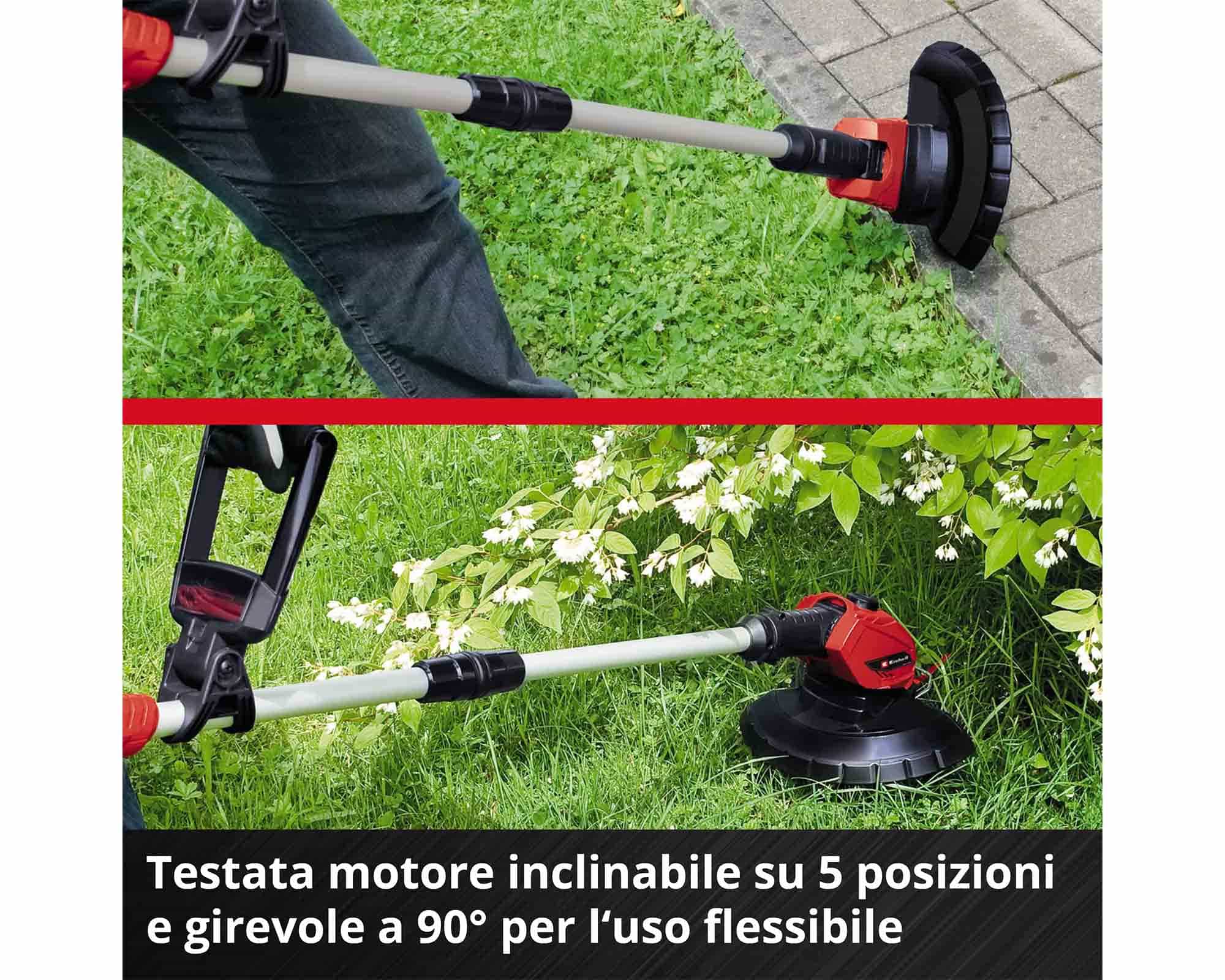 Taliabordi a Batteria 18 V Larghezza di Taglio 24cm GE-CT 18 LI - Einhel - immagine 4