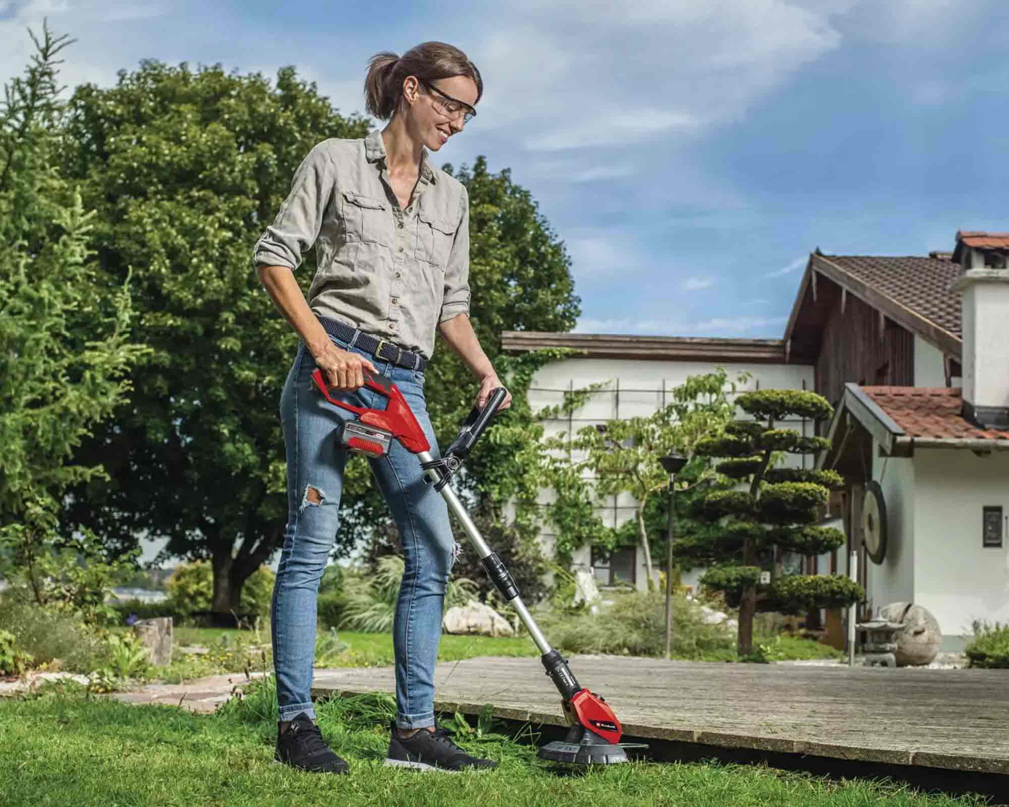 Taliabordi a Batteria 18 V Larghezza di Taglio 24cm GE-CT 18 LI - Einhel - immagine 3