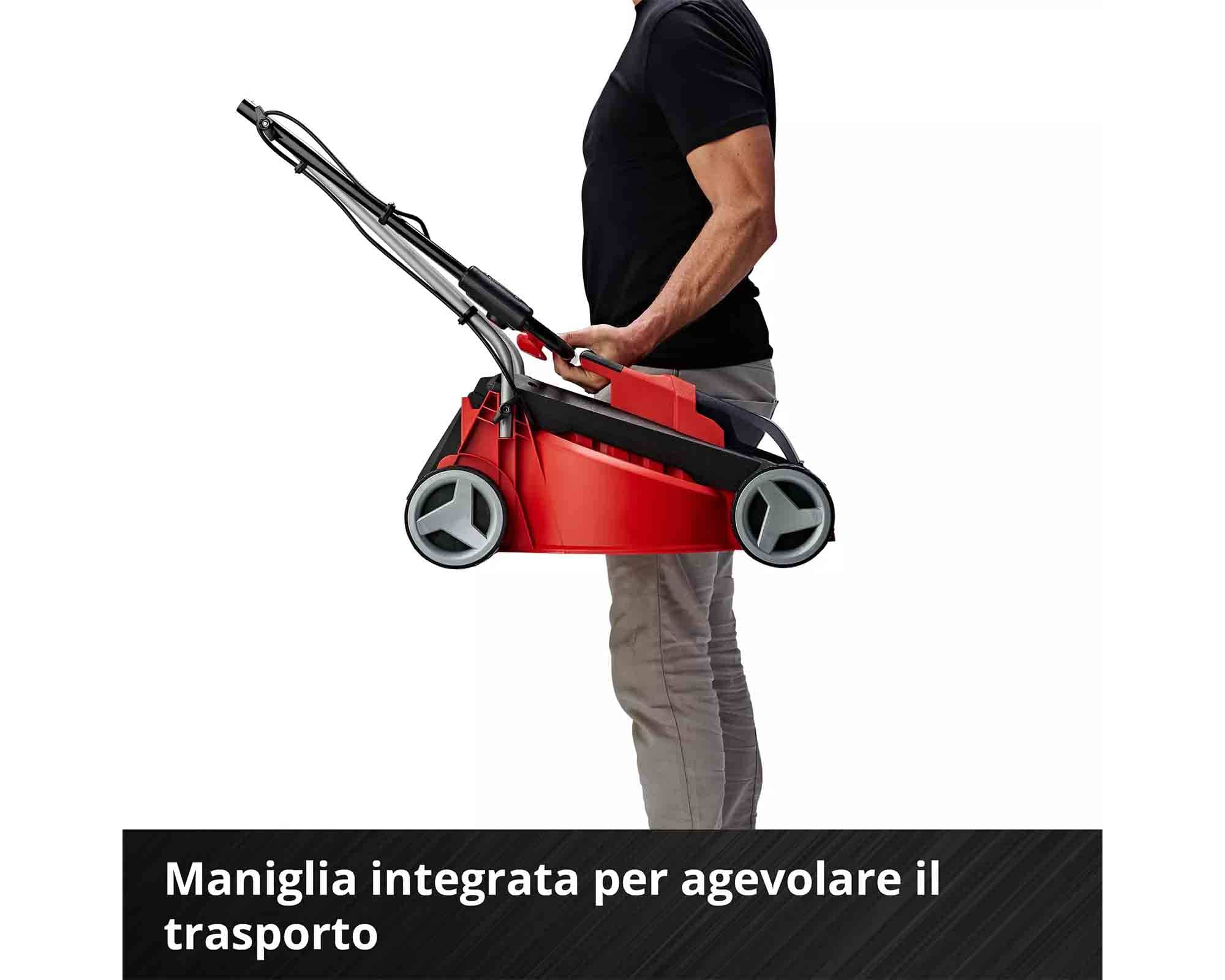Tosaerba con Batteria 18 V Larghezza di Taglio 30cm 3 AH GE-CM 18/30 LI - Einhel - immagine 8
