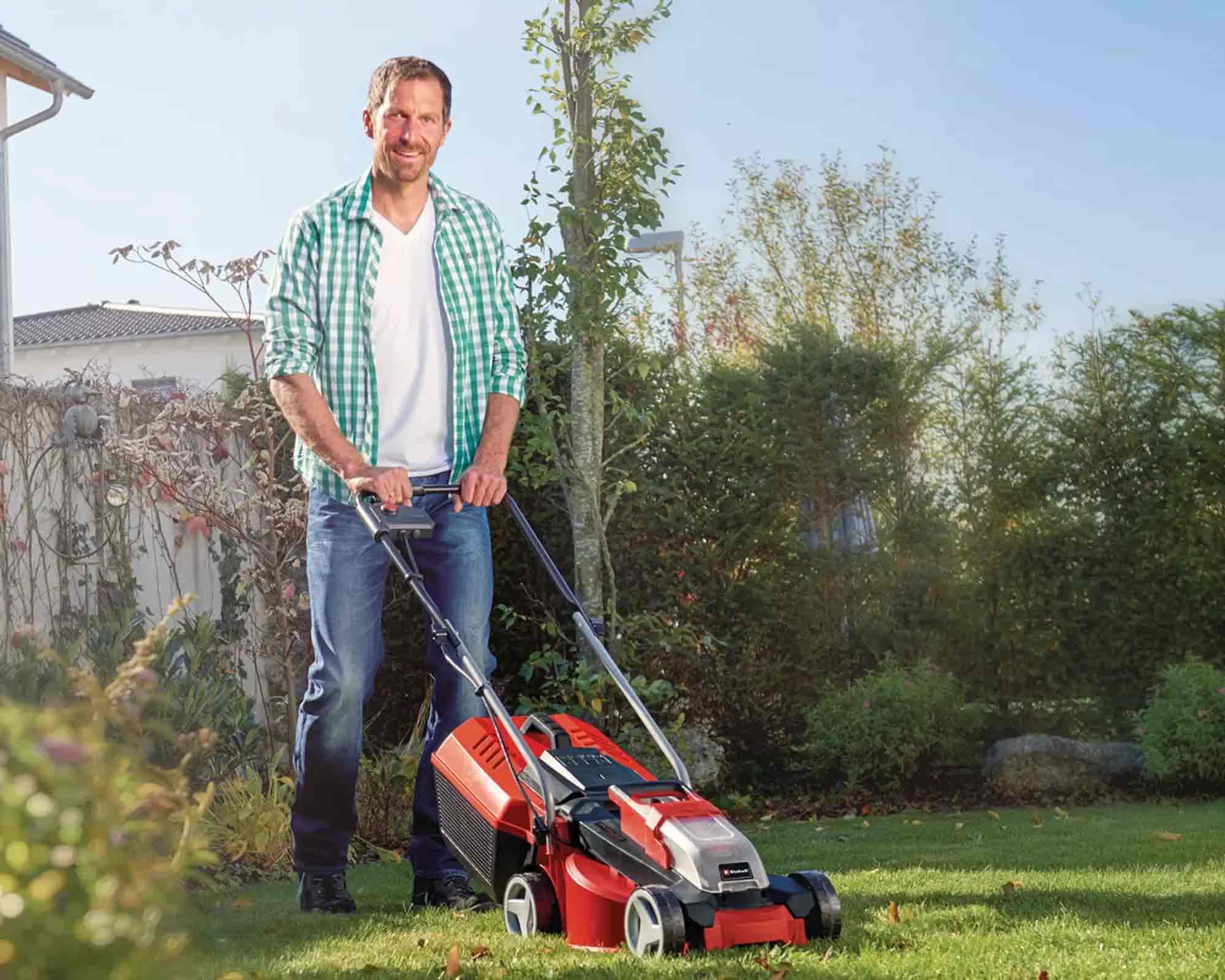 Tosaerba con Batteria 18 V Larghezza di Taglio 30cm 3 AH GE-CM 18/30 LI - Einhel - immagine 3