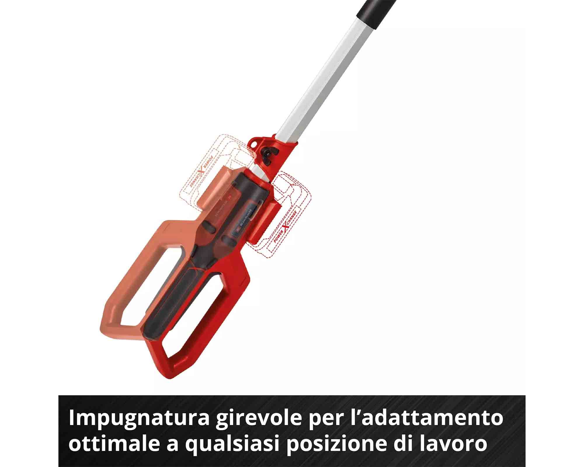 Tagliasiepi Telescopico a Batteria 18 V Lunghezza della Spada 45cm GC-HH 18/45 LI - Einhel - immagine 6