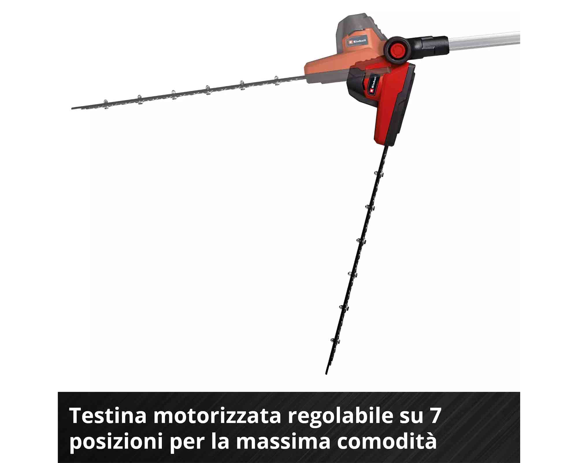 Tagliasiepi Telescopico a Batteria 18 V Lunghezza della Spada 45cm GC-HH 18/45 LI - Einhel - immagine 5