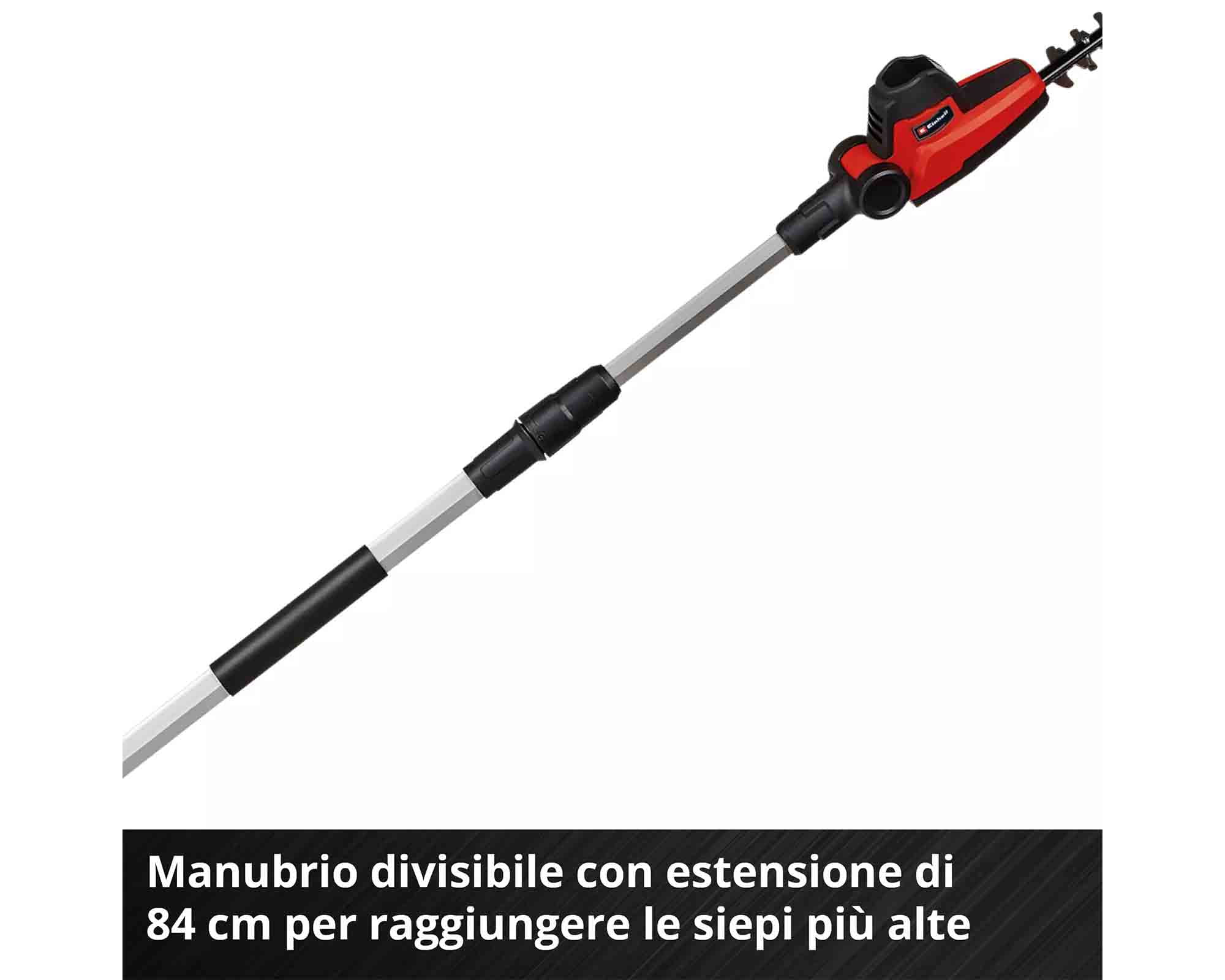 Tagliasiepi Telescopico a Batteria 18 V Lunghezza della Spada 45cm GC-HH 18/45 LI - Einhel - immagine 4