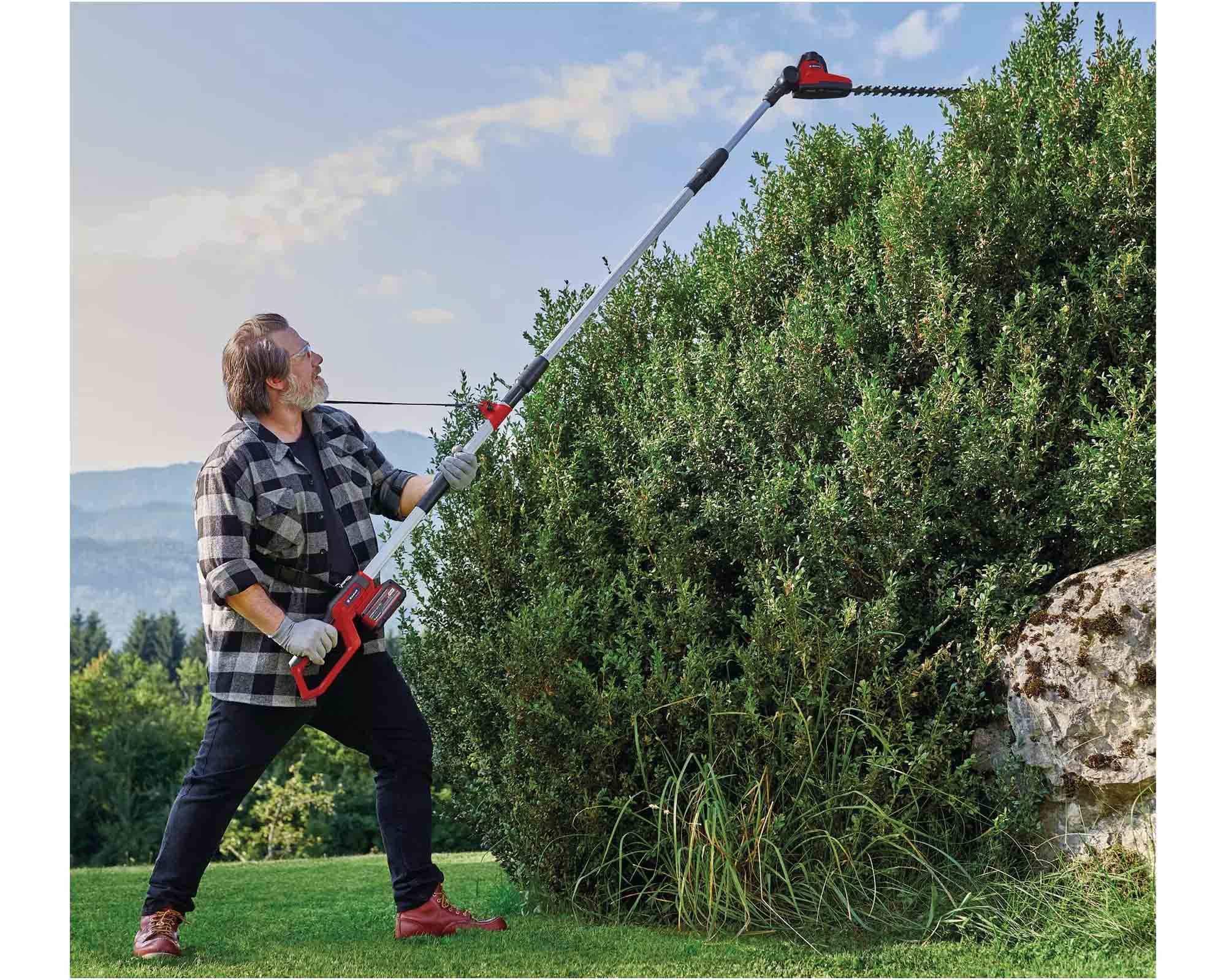 Tagliasiepi Telescopico a Batteria 18 V Lunghezza della Spada 45cm GC-HH 18/45 LI - Einhel - immagine 3