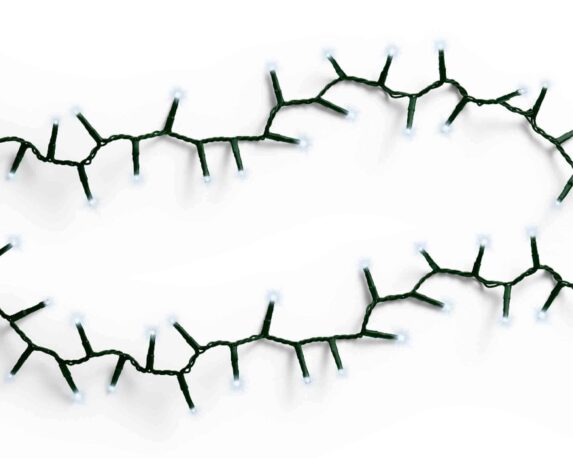 Catena Luci 750 LED per Interno ed Esterno Cavo Verde Luce Fredda 1600cm