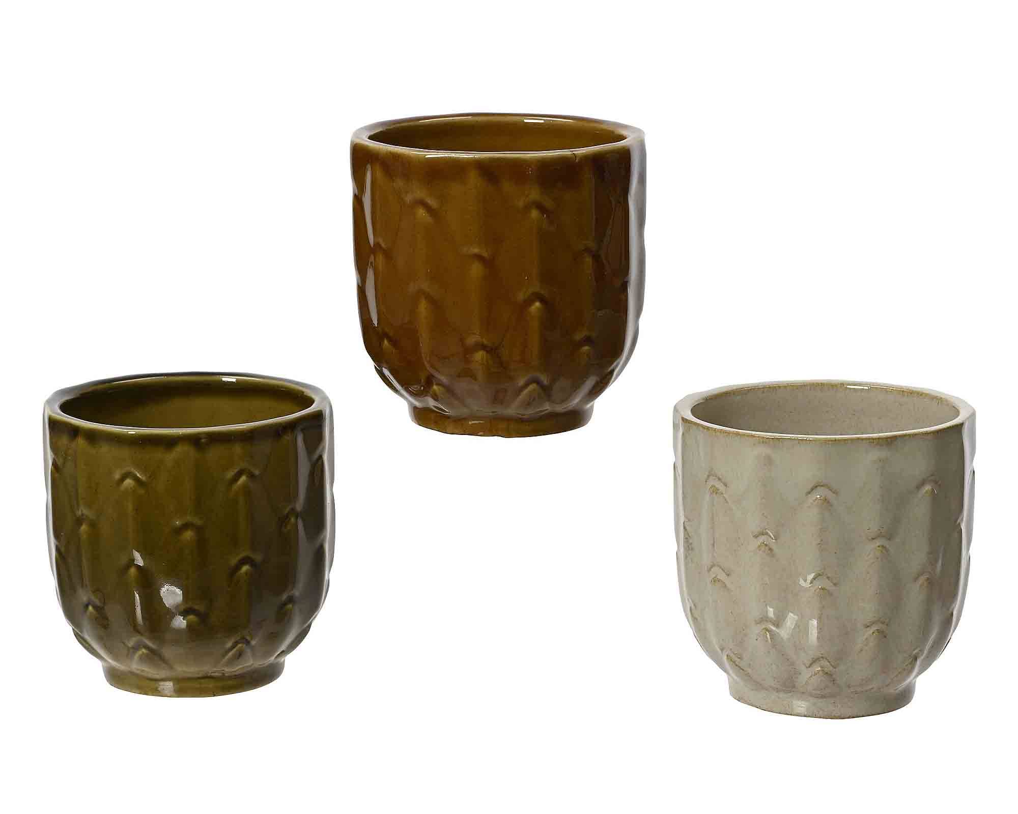 Cachepot Cactus Pratico e Semplice Assortiti D6x6cm