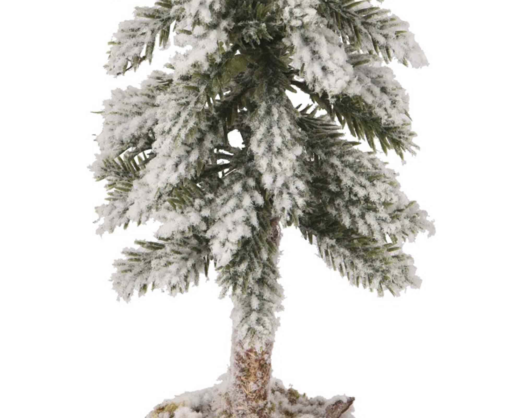 Mini Albero Innevato Assortito D7x26cm - immagine 2