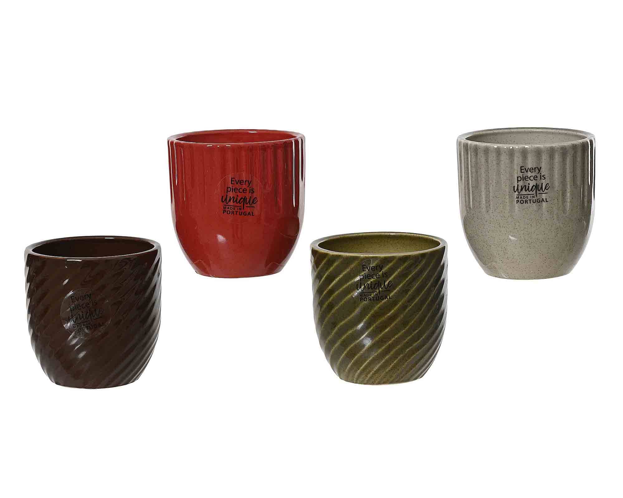 Cachepot Orchidea Semplice e Pratico Assortiti D8x8cm