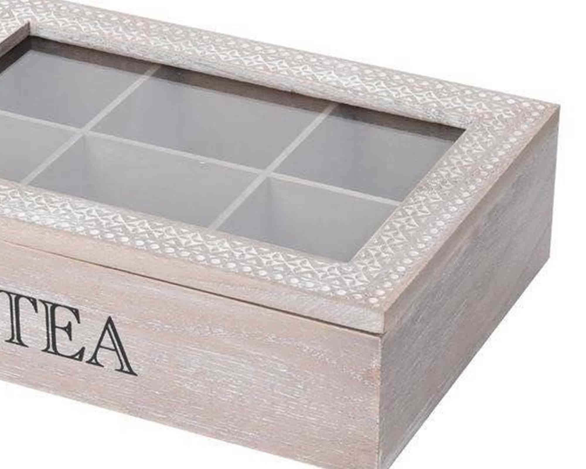 Scatola per Tè 24x16cm in Legno - immagine 2