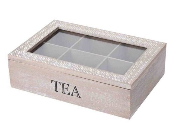 Scatola per Tè 24x16cm in Legno