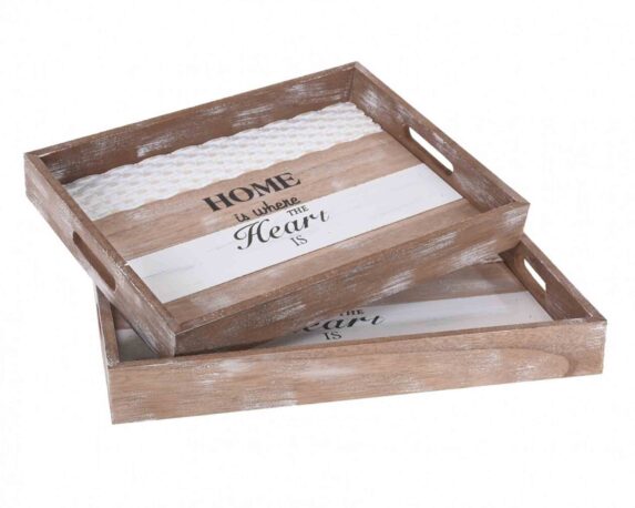 Vassoio Semplice e Pratico 40x30cm in MDF