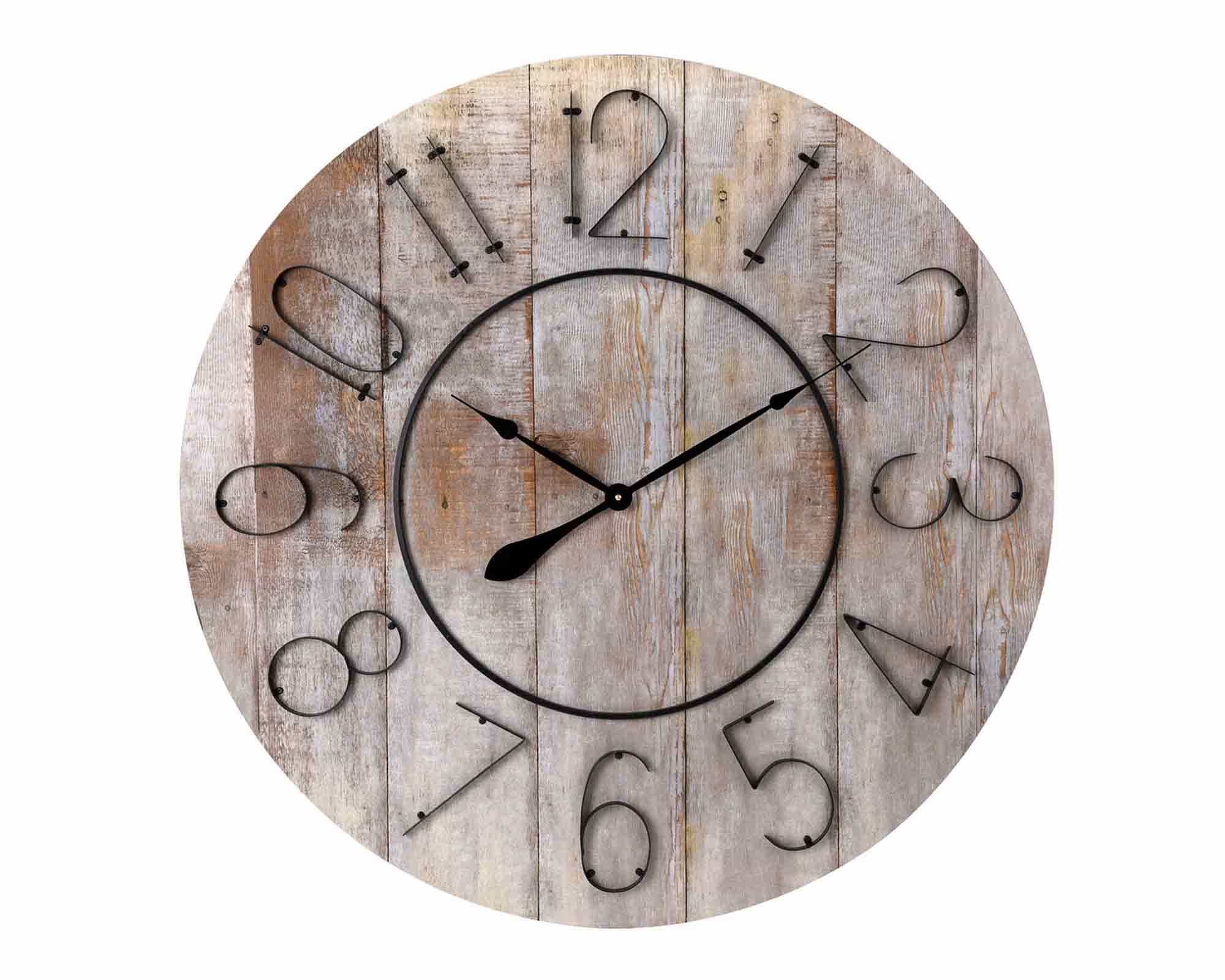 Orologio da Parete con Ancora 60cm Assortito in Legno