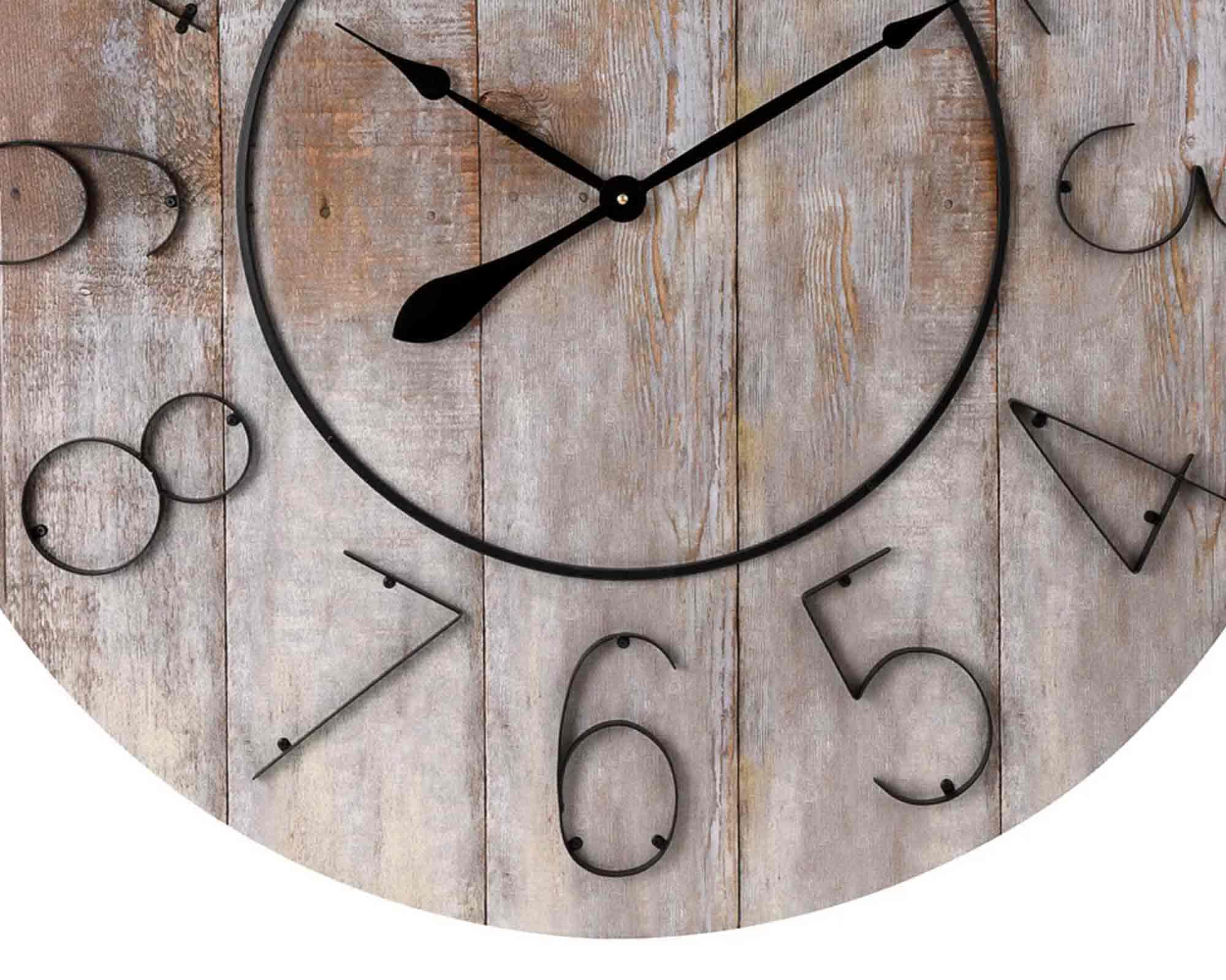 Orologio da Parete con Ancora 60cm Assortito in Legno - immagine 2