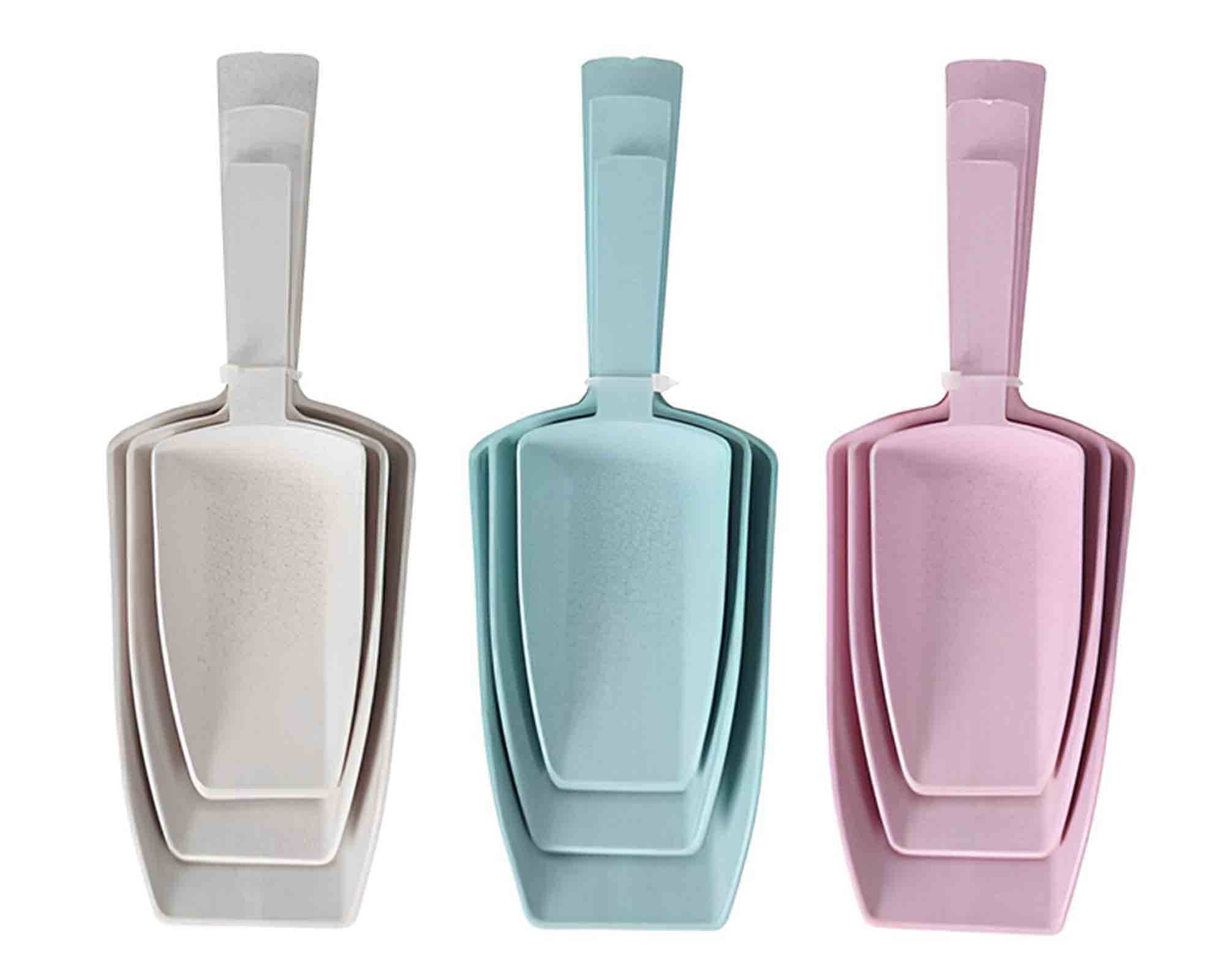 Set 3 Pz Dosatori 14x4,5x2cm in Fibra Naturale - immagine 2