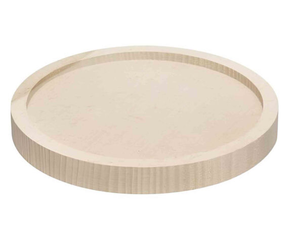 Base Naturale per Cupola D12x2cm in MDF