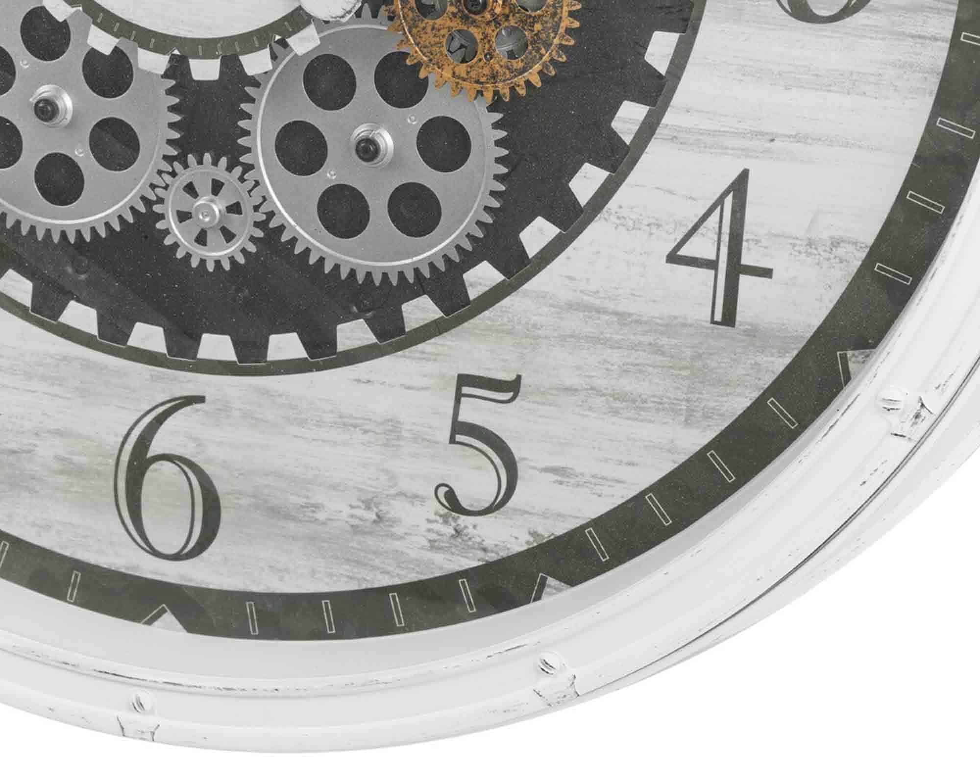 Orologio da Parete con Movimenti Assortito 50cm in Legno e Metallo - immagine 2