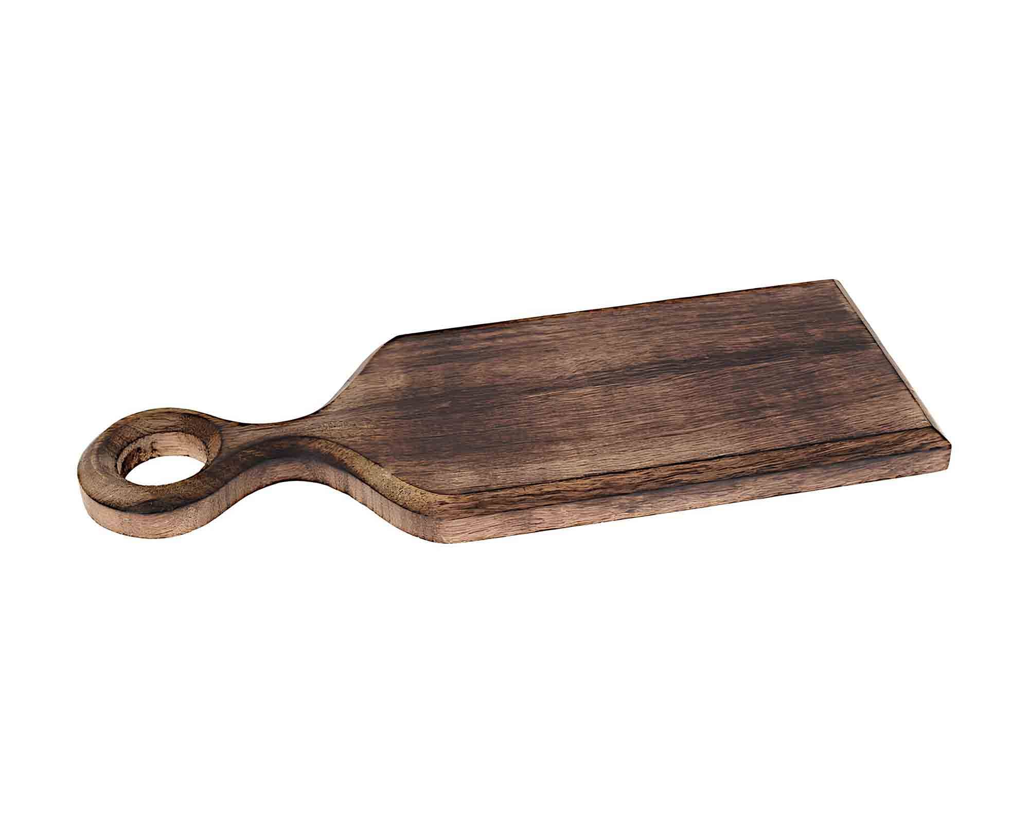 Tagliere Brunito Classico e Pratico 17x41cm in Legno di Mango