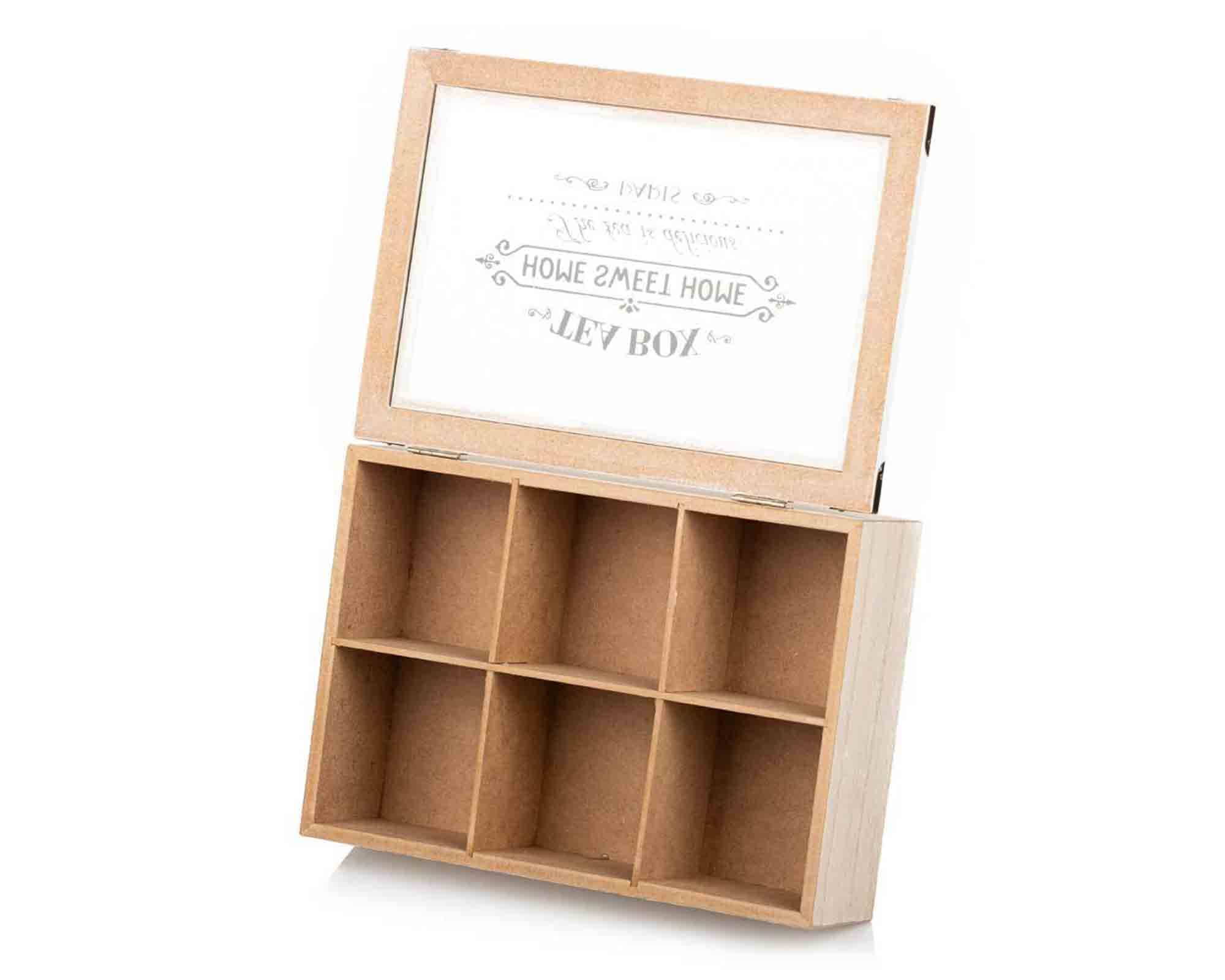 Scatola per Tè Assortito 24x16cm in Legno - immagine 3